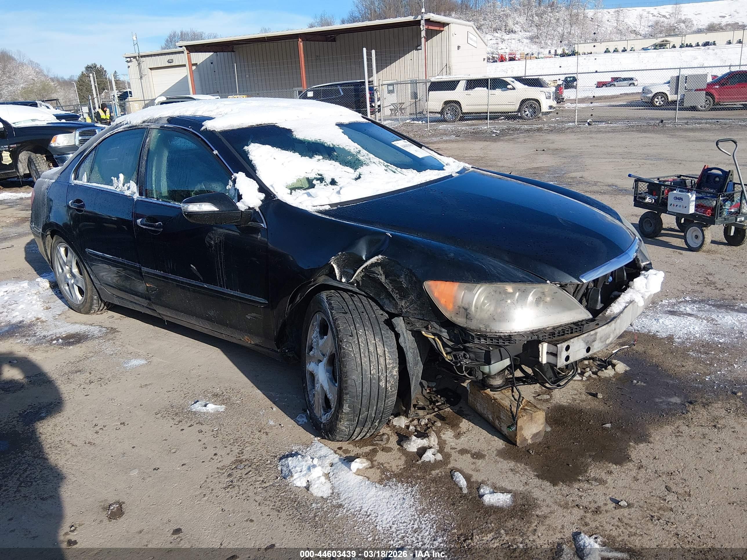 2006 Acura Rl 3.5 Черный vin: JH4KB16536C003203