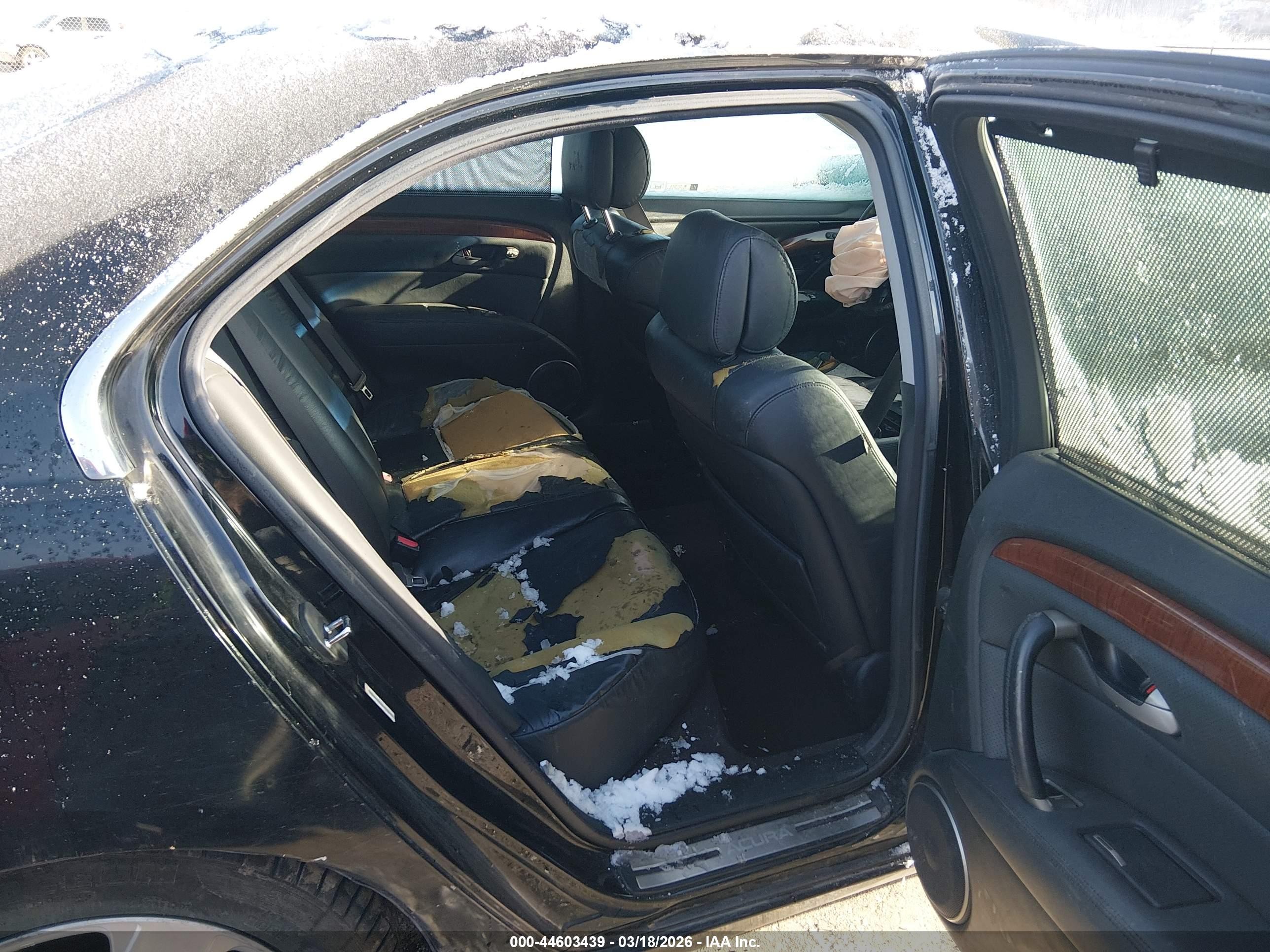 2006 Acura Rl 3.5 Черный vin: JH4KB16536C003203