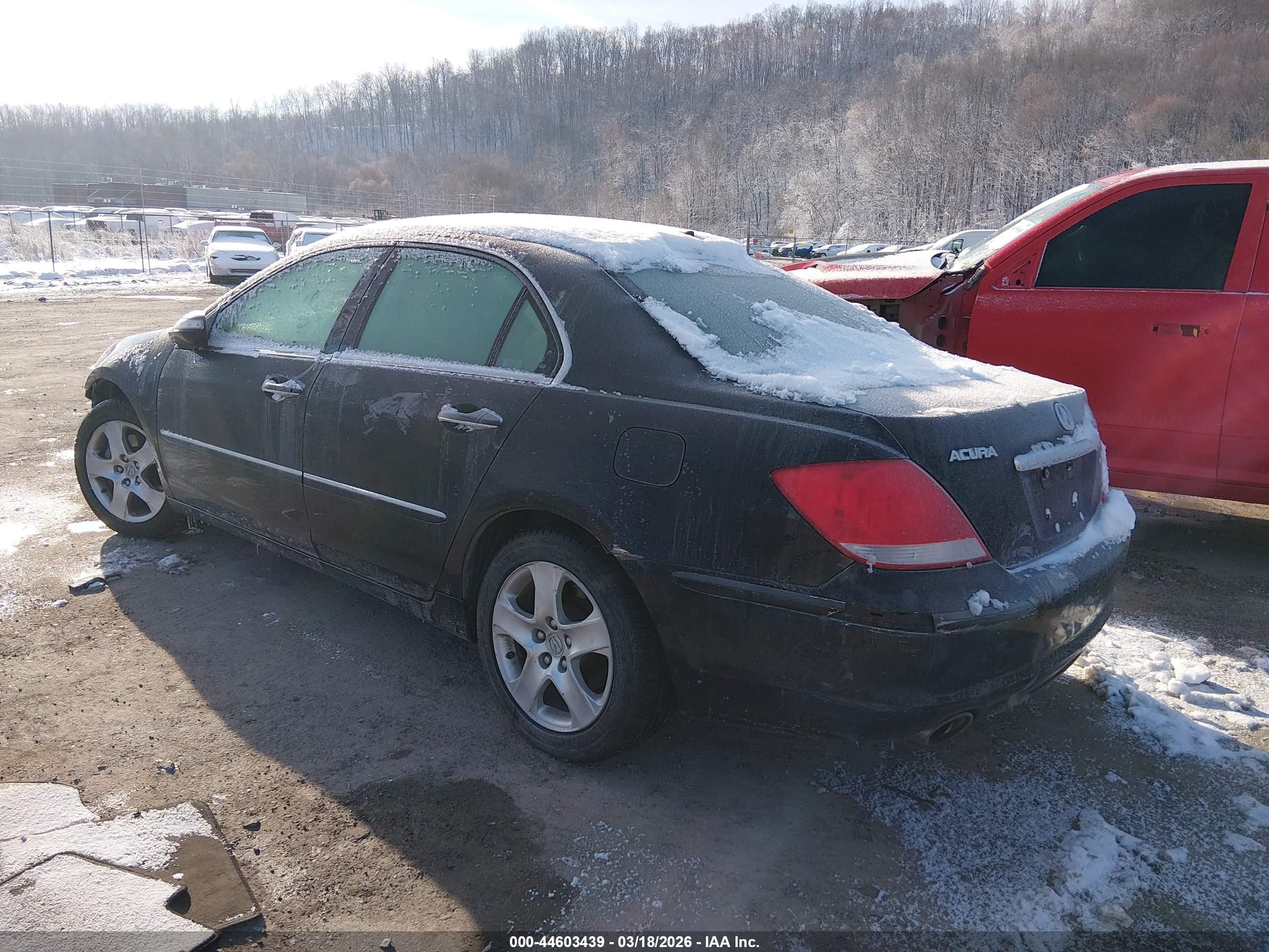 2006 Acura Rl 3.5 Черный vin: JH4KB16536C003203