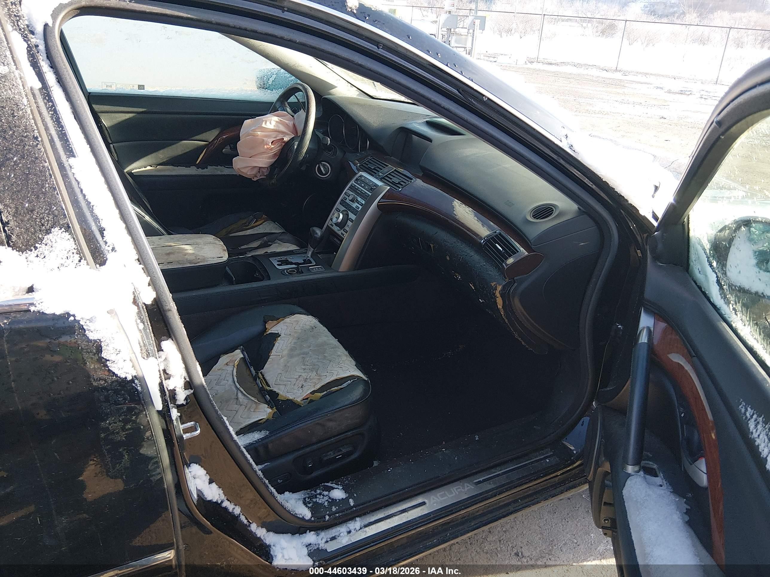 2006 Acura Rl 3.5 Черный vin: JH4KB16536C003203