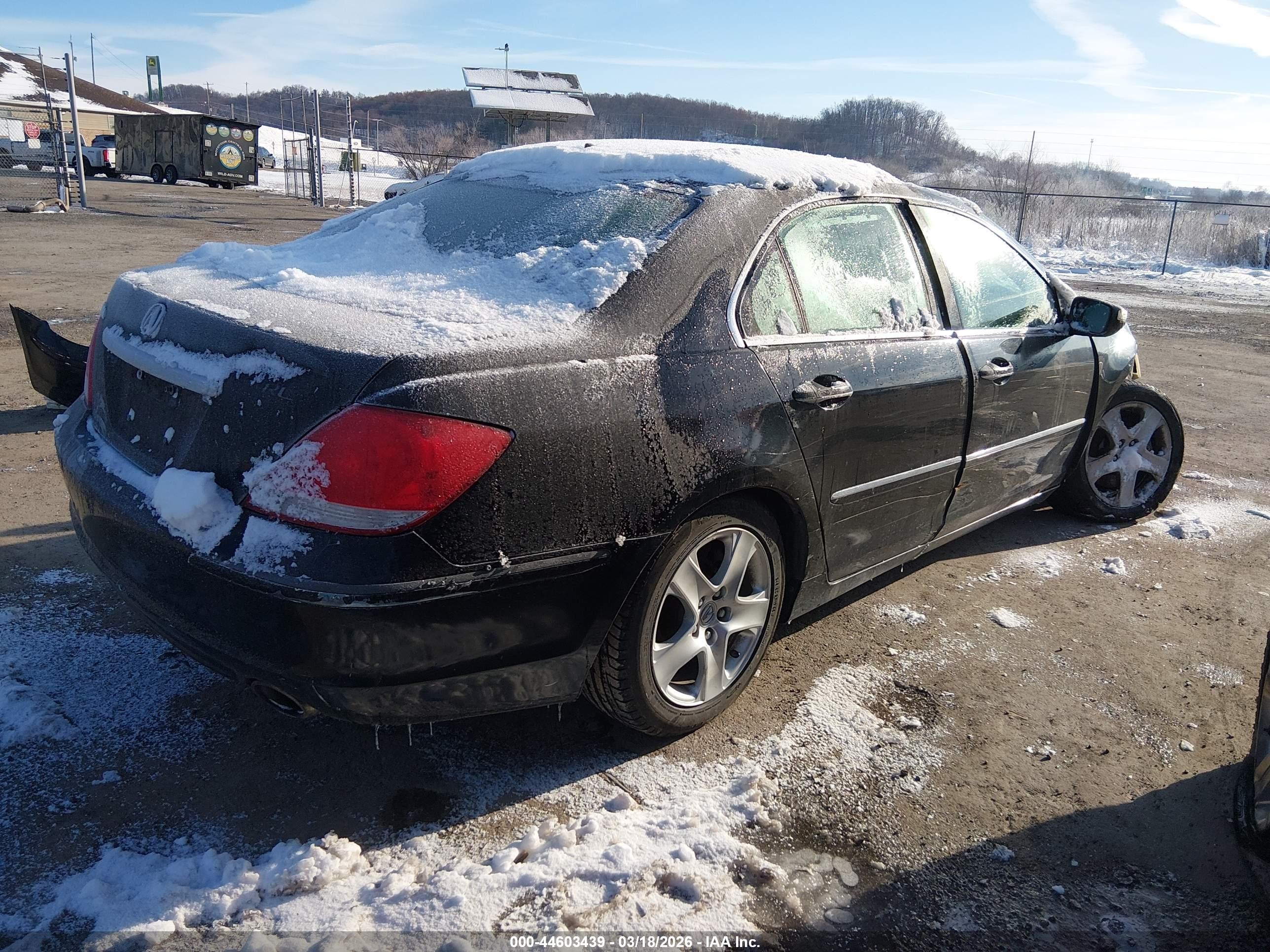 2006 Acura Rl 3.5 Черный vin: JH4KB16536C003203