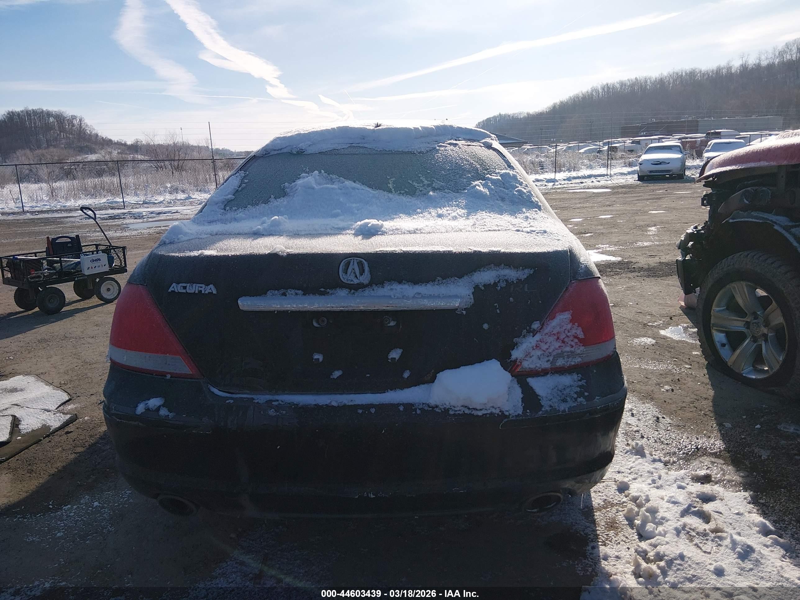 2006 Acura Rl 3.5 Черный vin: JH4KB16536C003203