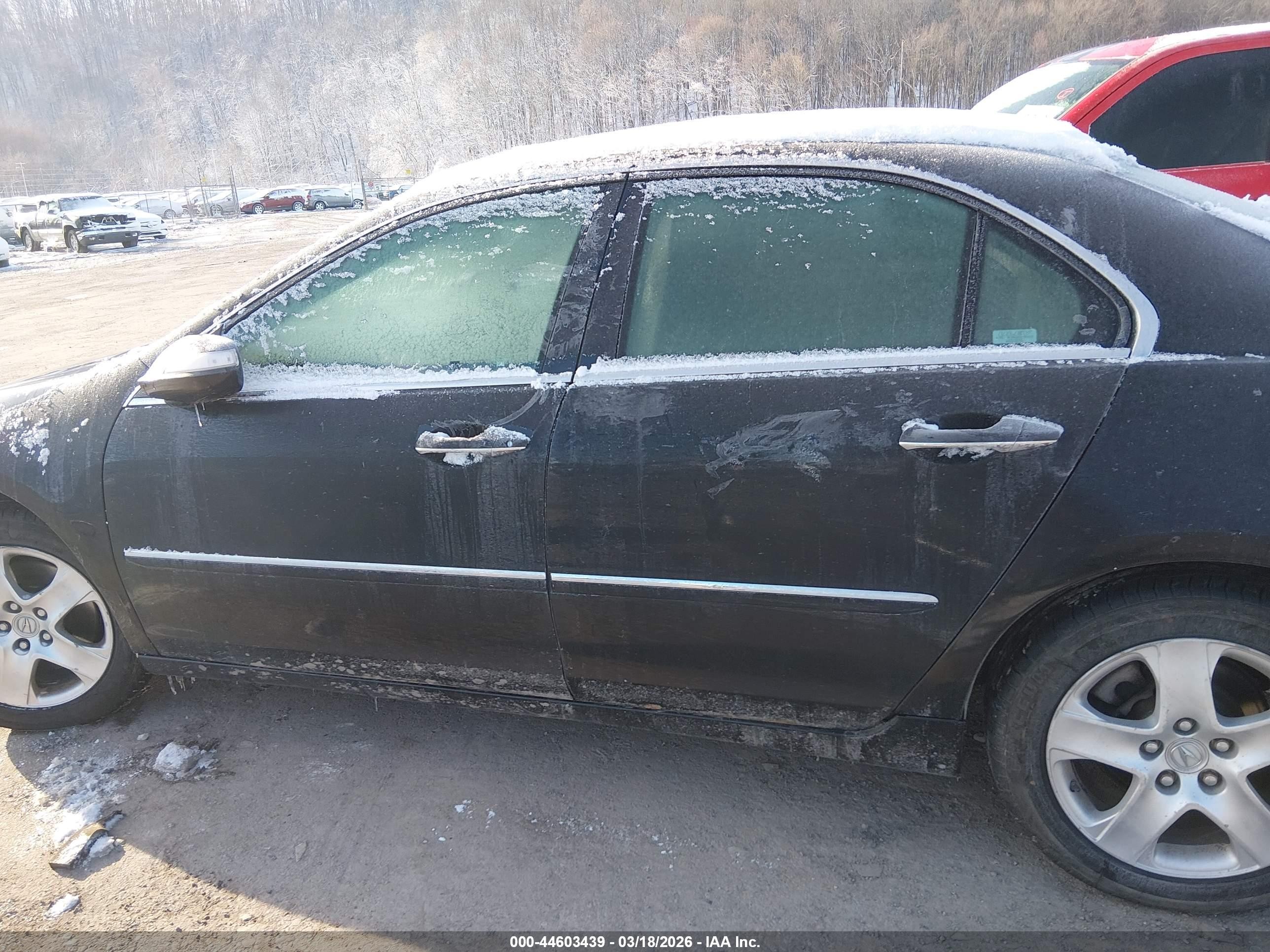 2006 Acura Rl 3.5 Черный vin: JH4KB16536C003203