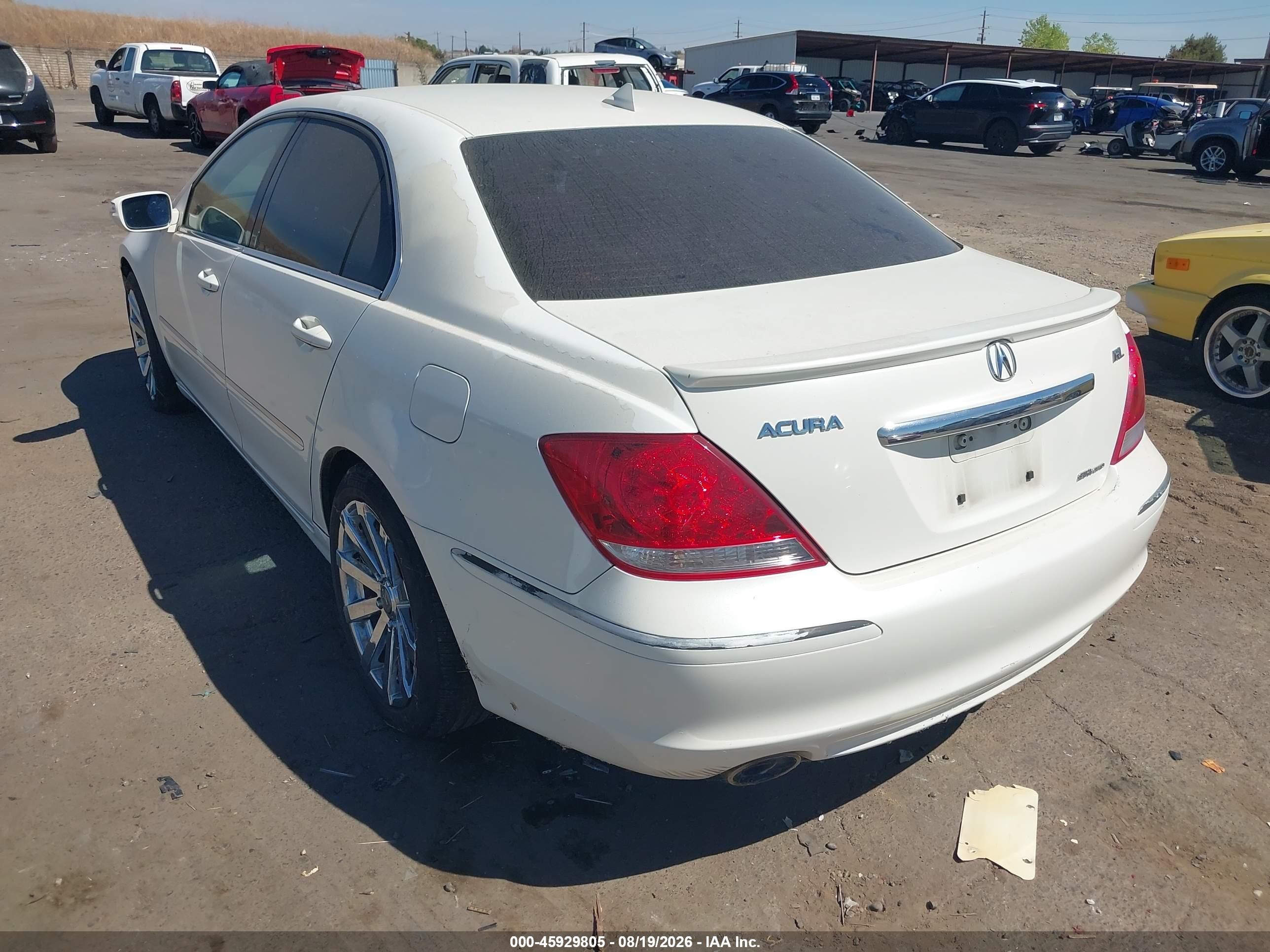 2006 Acura Rl 3.5 White vin: JH4KB16536C003721