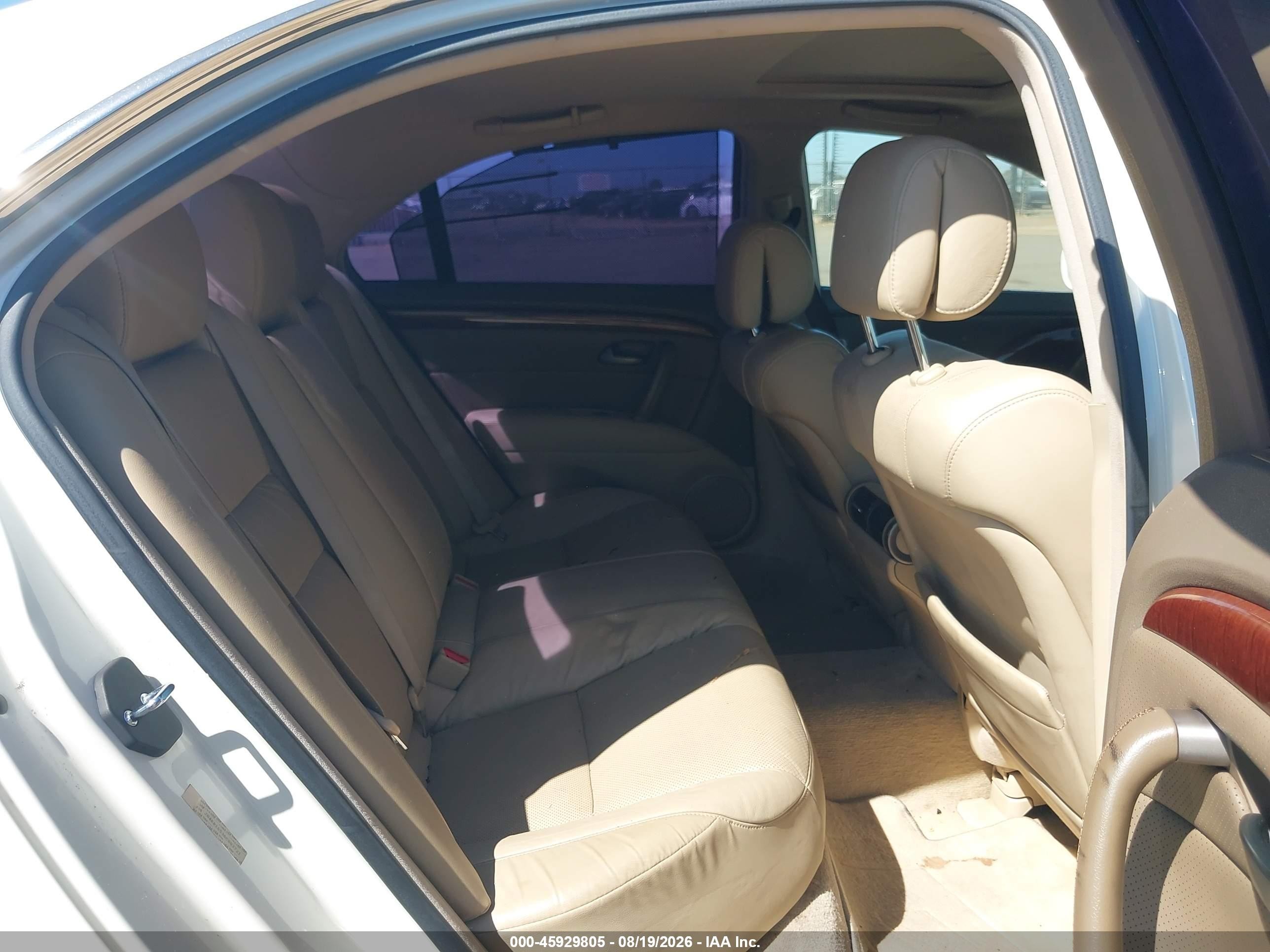 2006 Acura Rl 3.5 White vin: JH4KB16536C003721