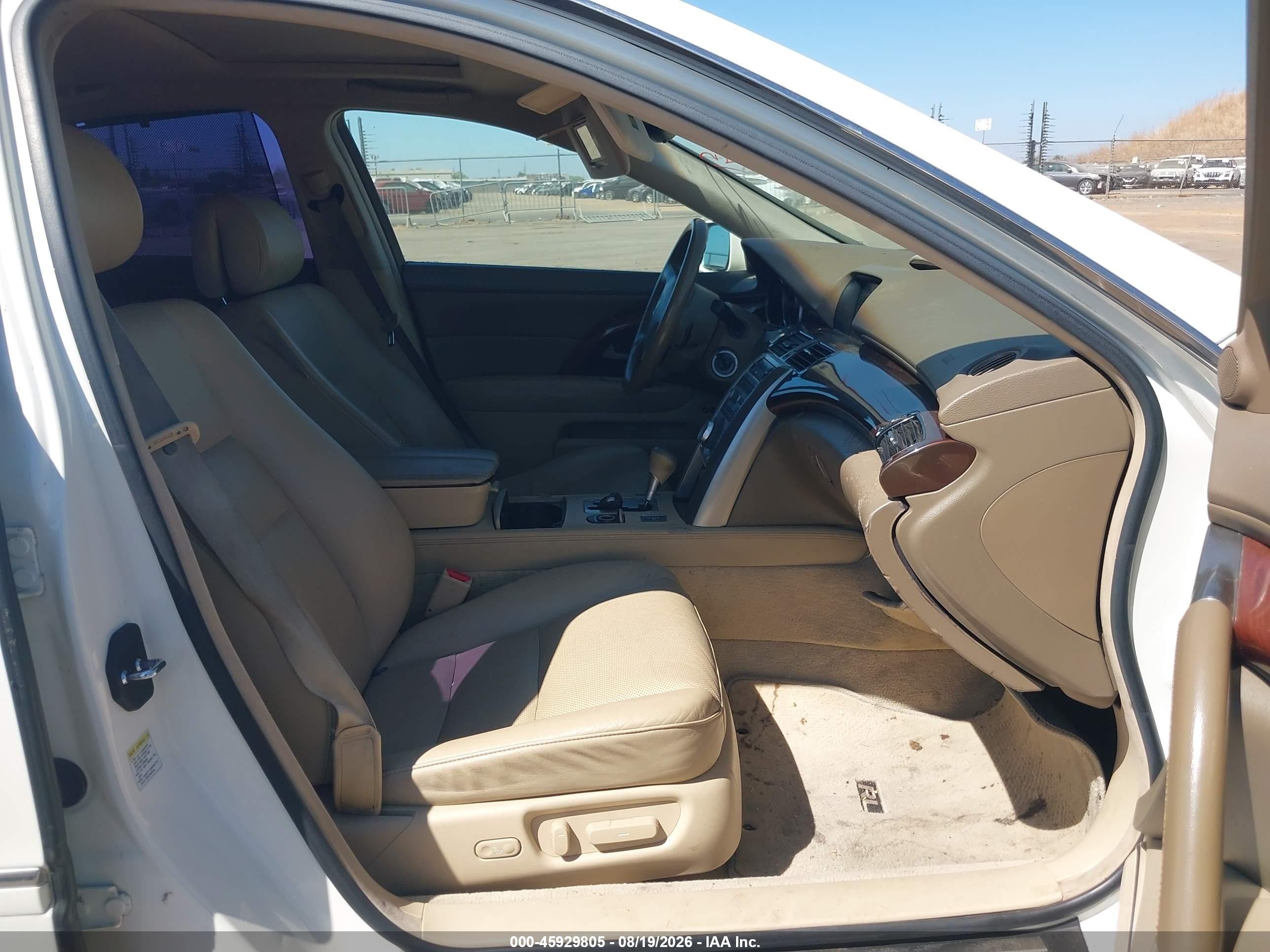 2006 Acura Rl 3.5 White vin: JH4KB16536C003721
