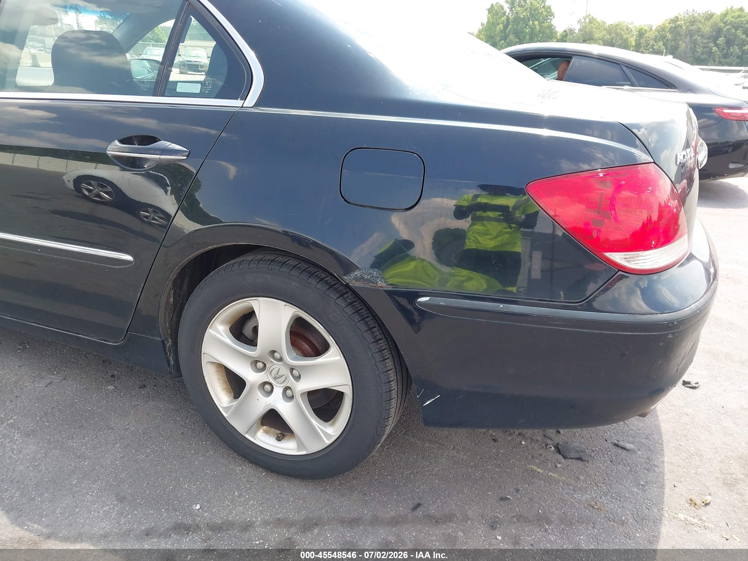 2006 Acura Rl 3.5 Black vin: JH4KB16536C004500