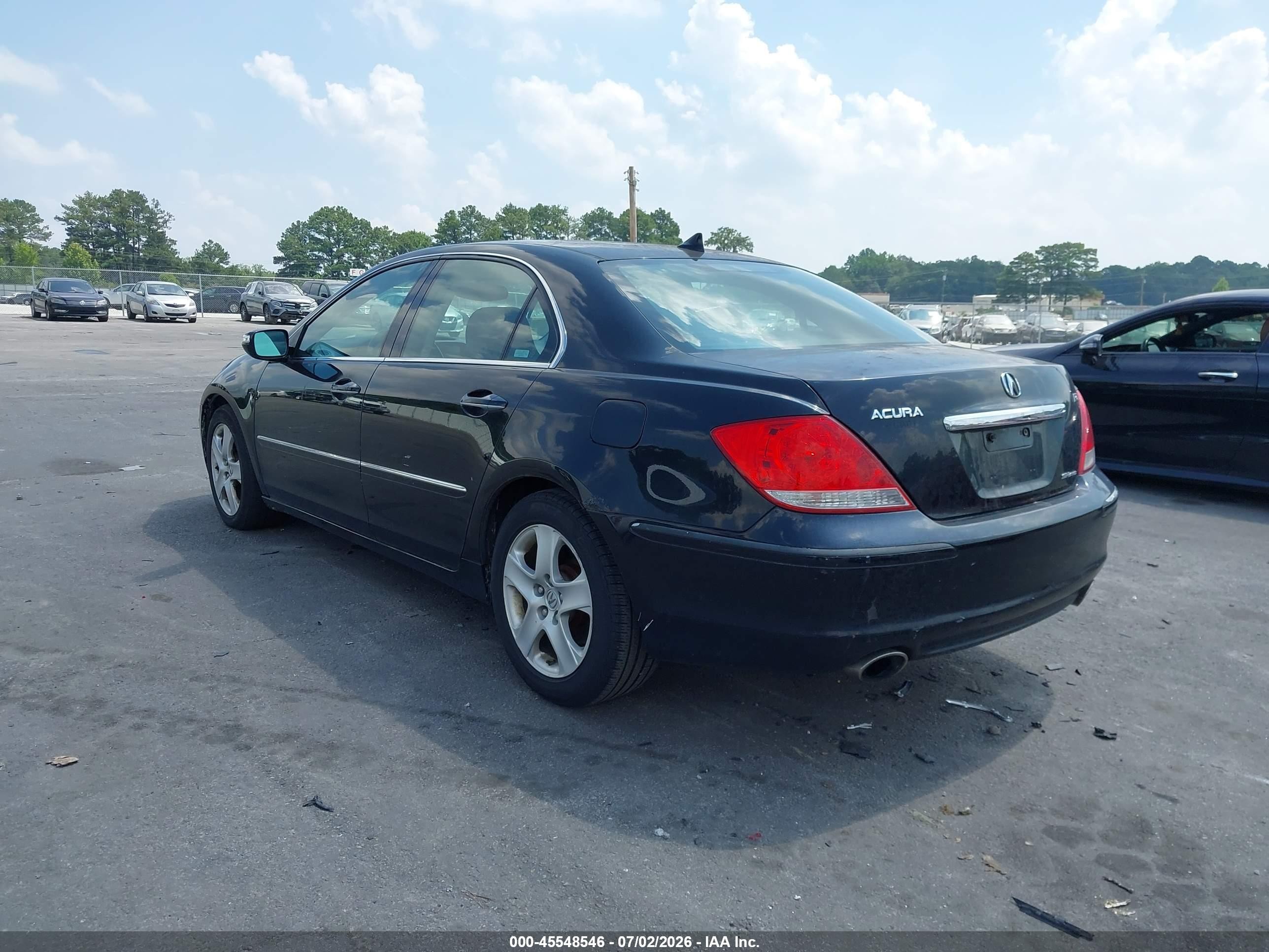 2006 Acura Rl 3.5 Black vin: JH4KB16536C004500