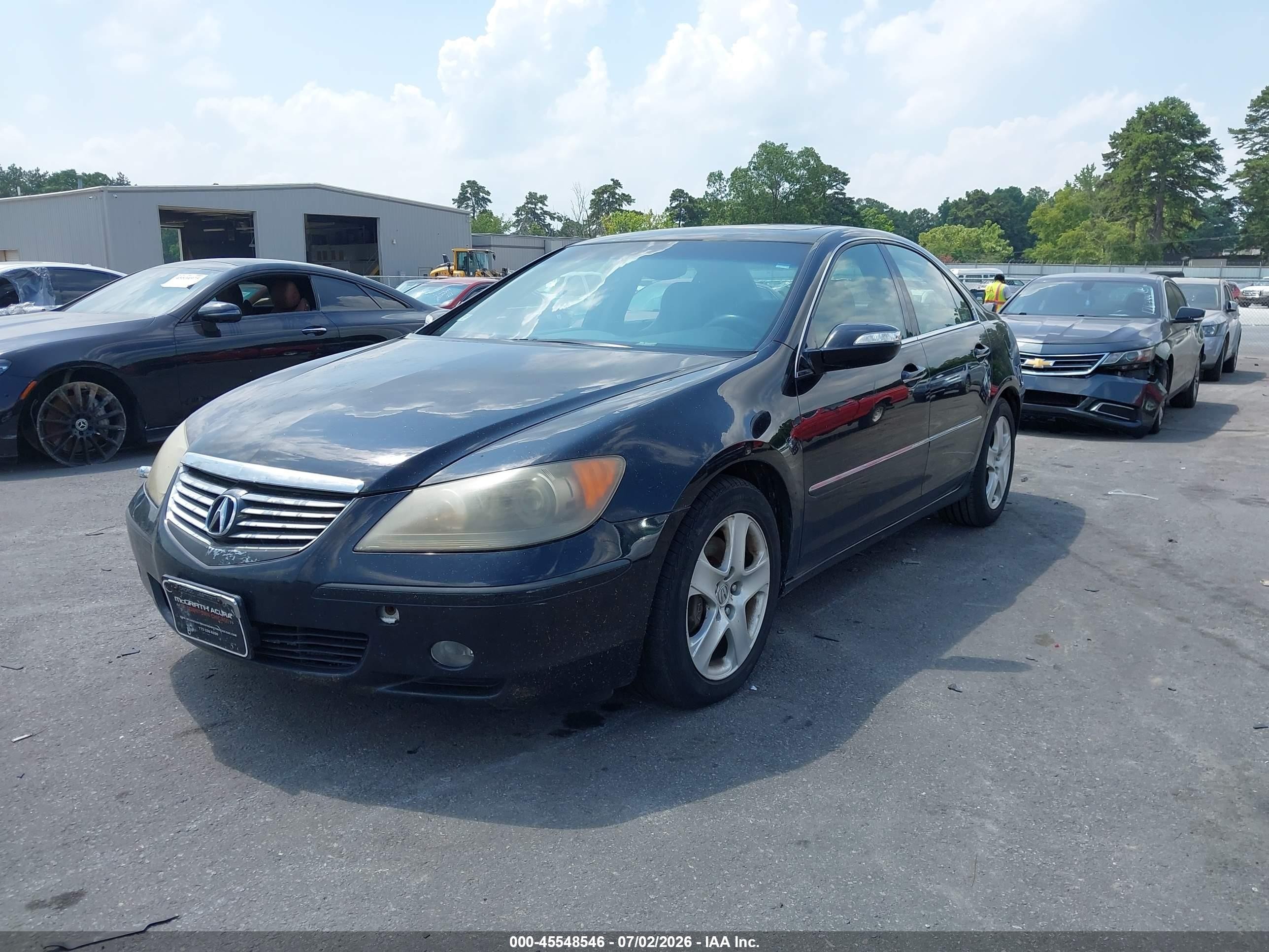 2006 Acura Rl 3.5 Black vin: JH4KB16536C004500