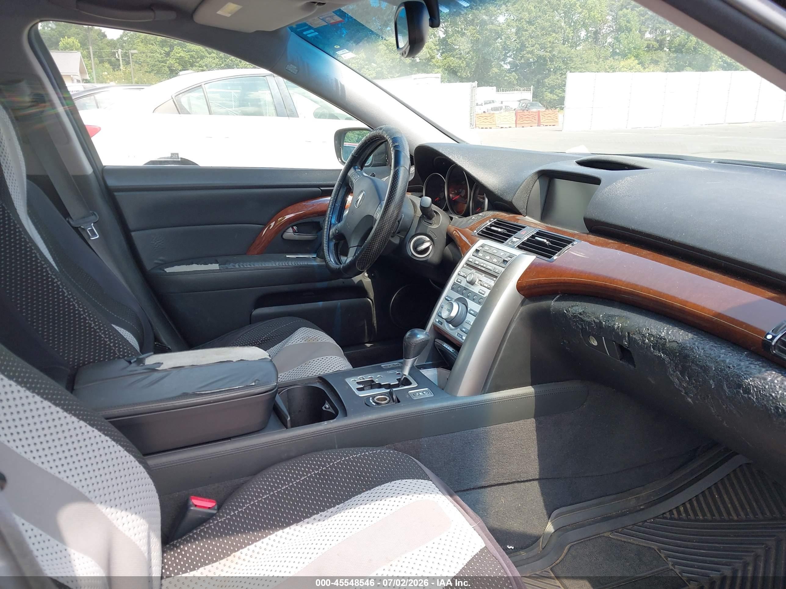2006 Acura Rl 3.5 Black vin: JH4KB16536C004500