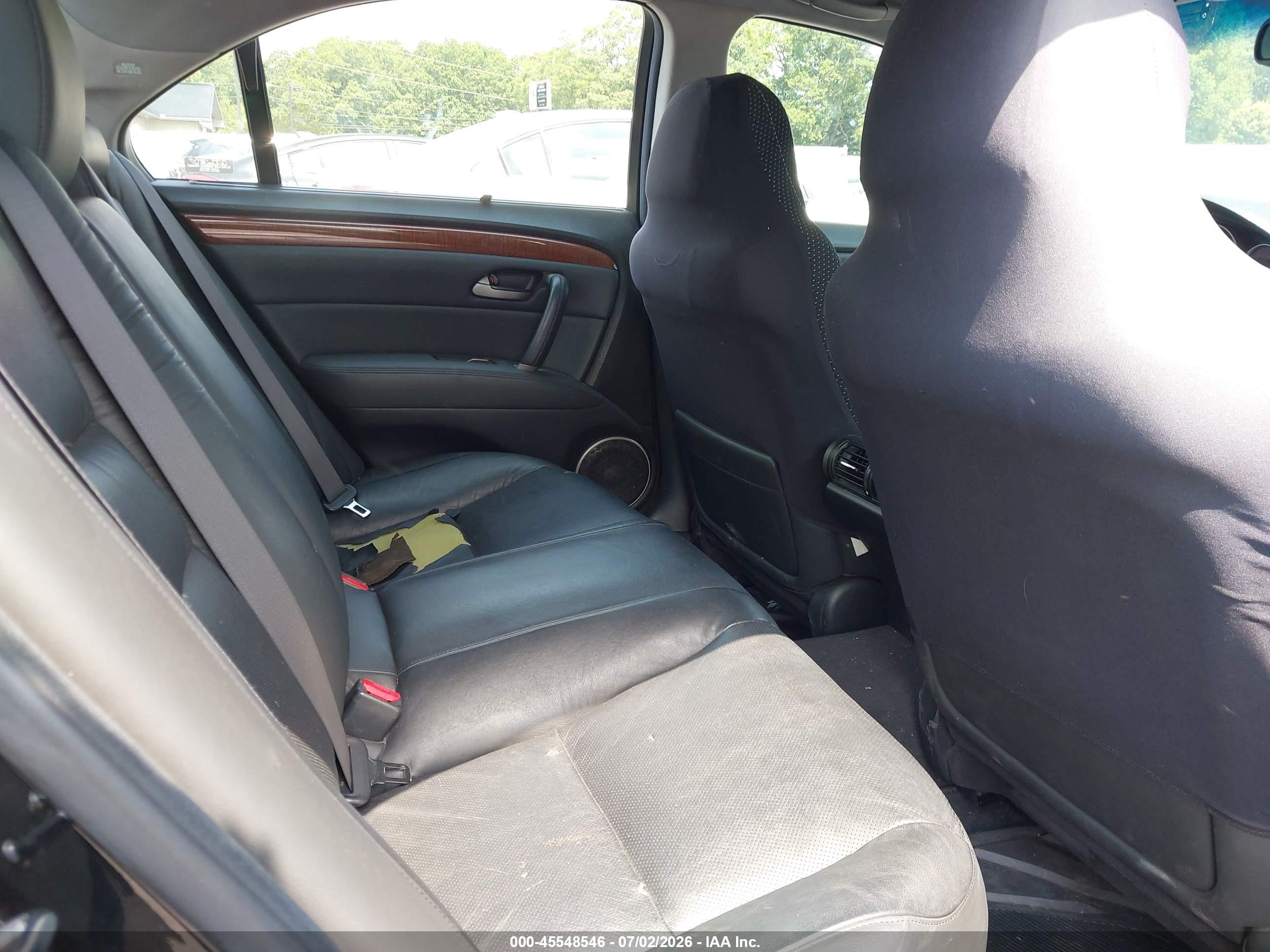 2006 Acura Rl 3.5 Black vin: JH4KB16536C004500