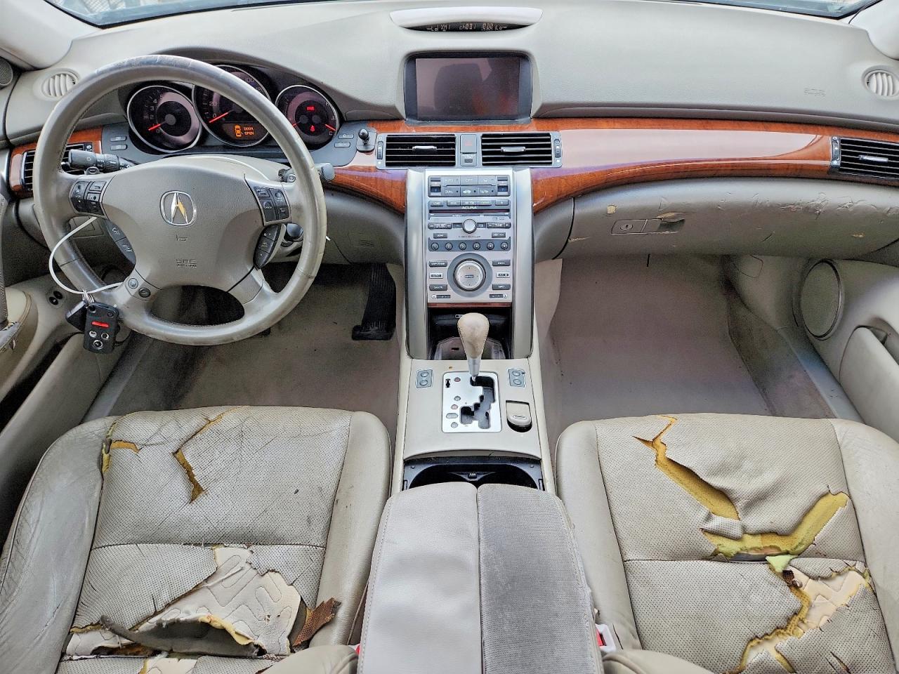 2005 Acura Rl Серый vin: JH4KB16545C012409