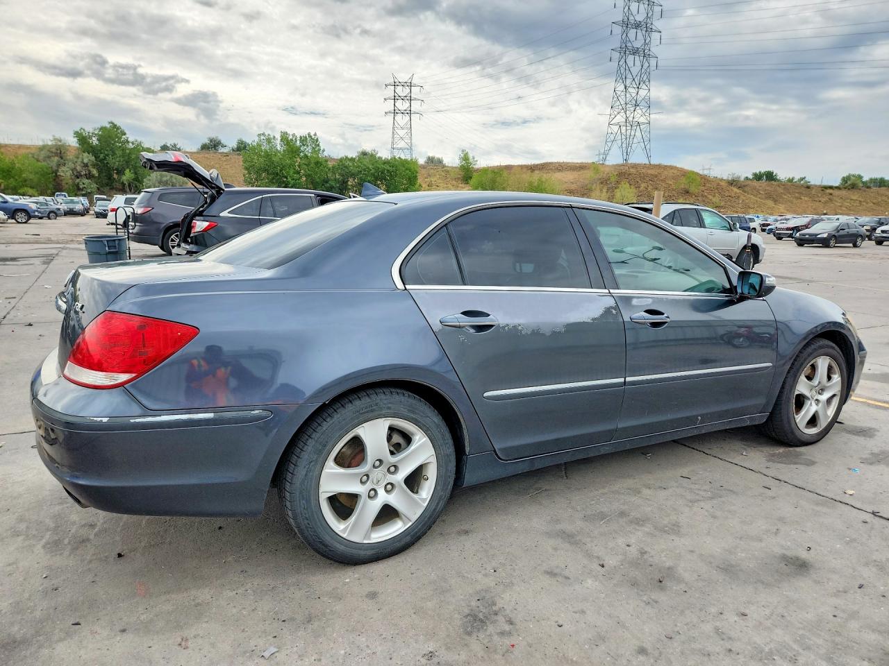 2005 Acura Rl Серый vin: JH4KB16545C012409