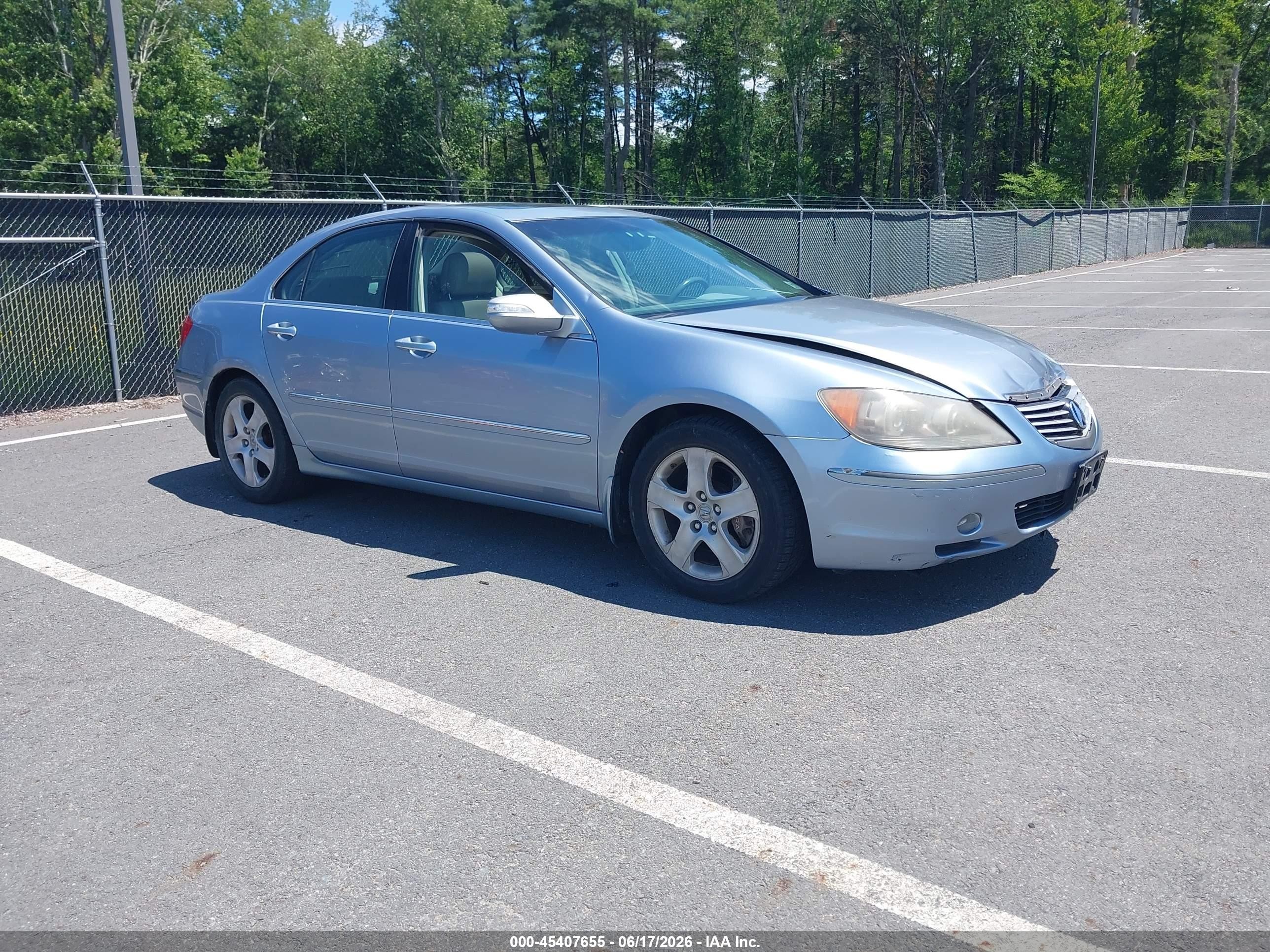 2005 Acura Rl 3.5 Blue vin: JH4KB16545C021045