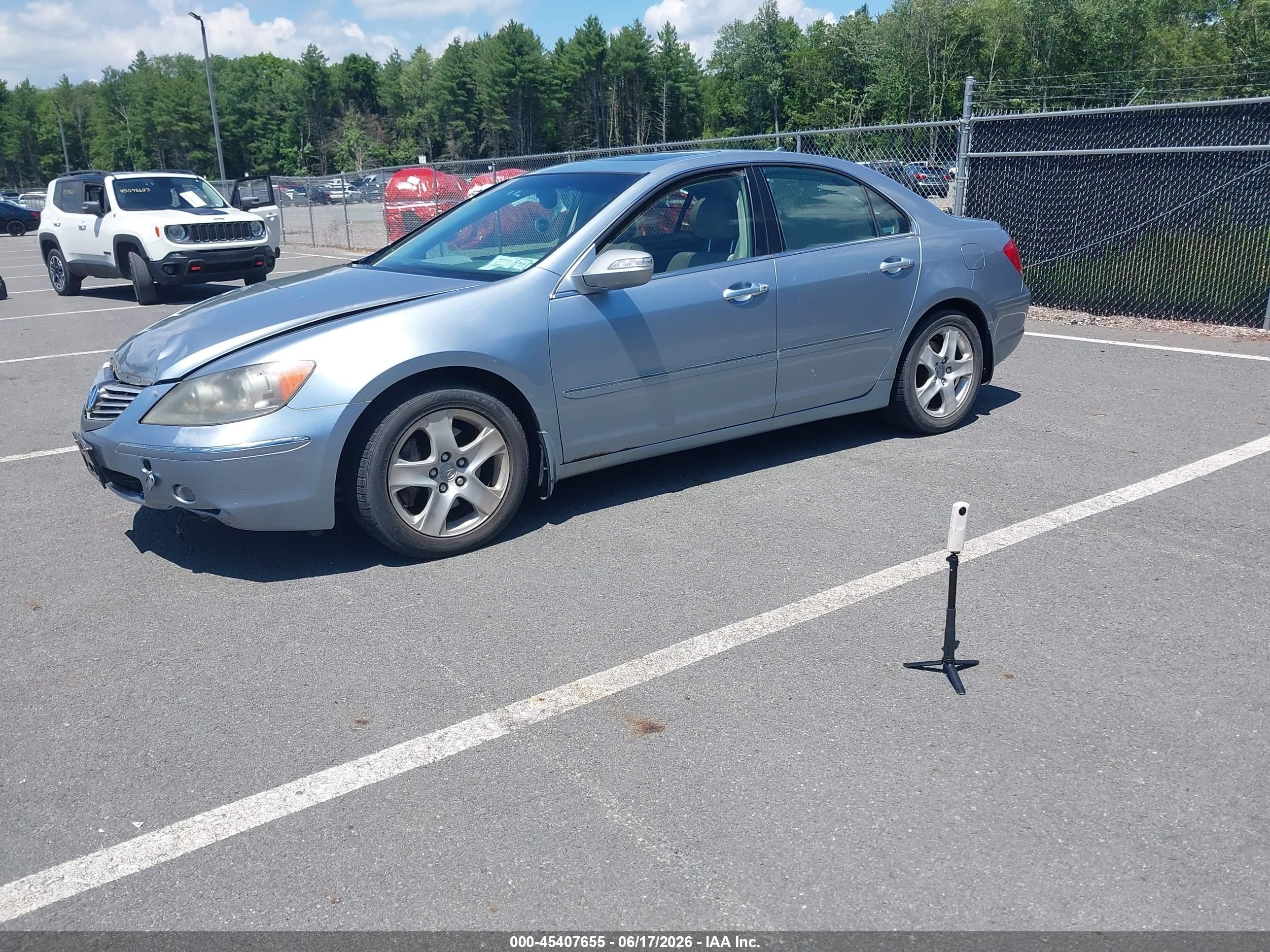 2005 Acura Rl 3.5 Blue vin: JH4KB16545C021045