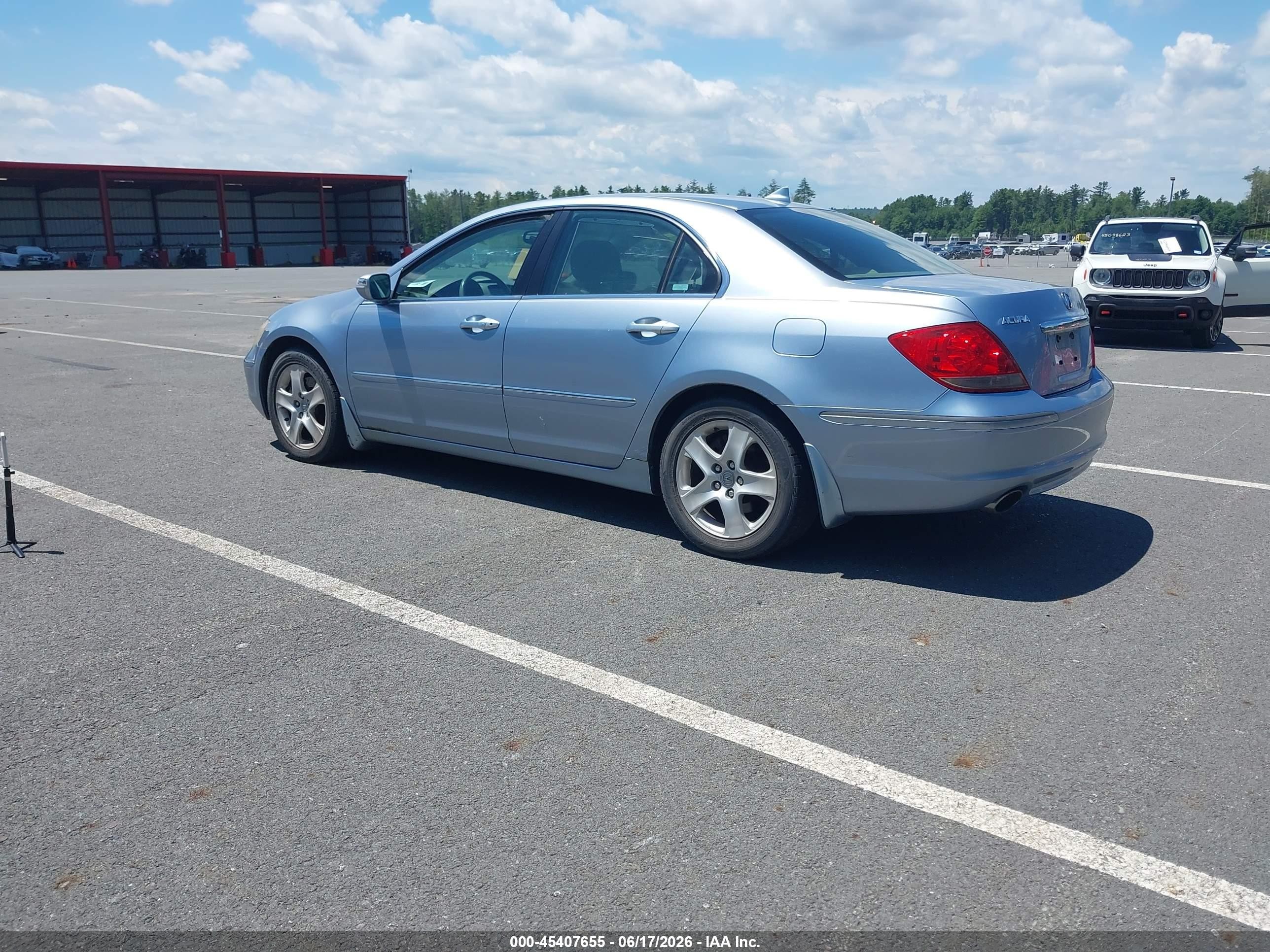 2005 Acura Rl 3.5 Blue vin: JH4KB16545C021045