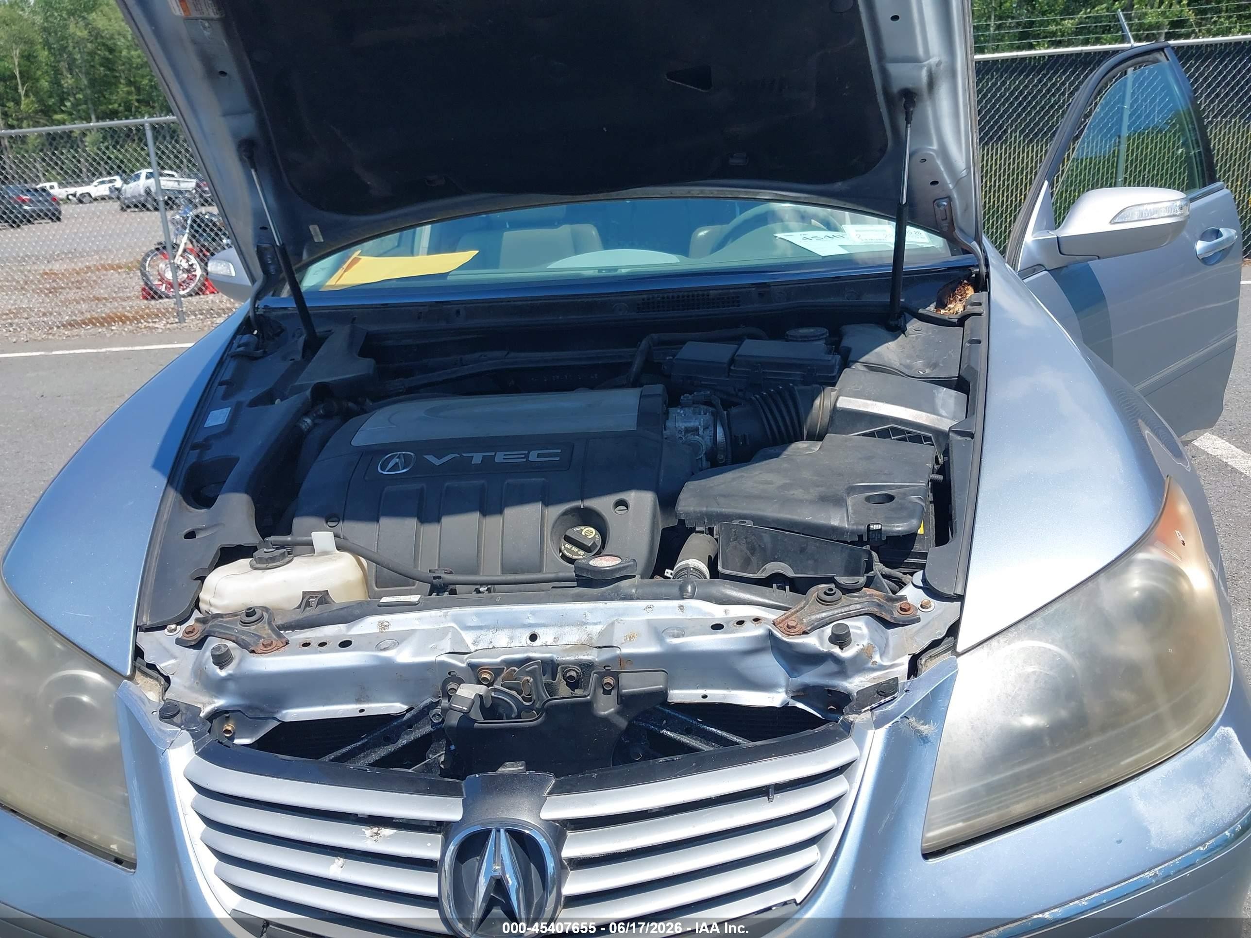 2005 Acura Rl 3.5 Blue vin: JH4KB16545C021045