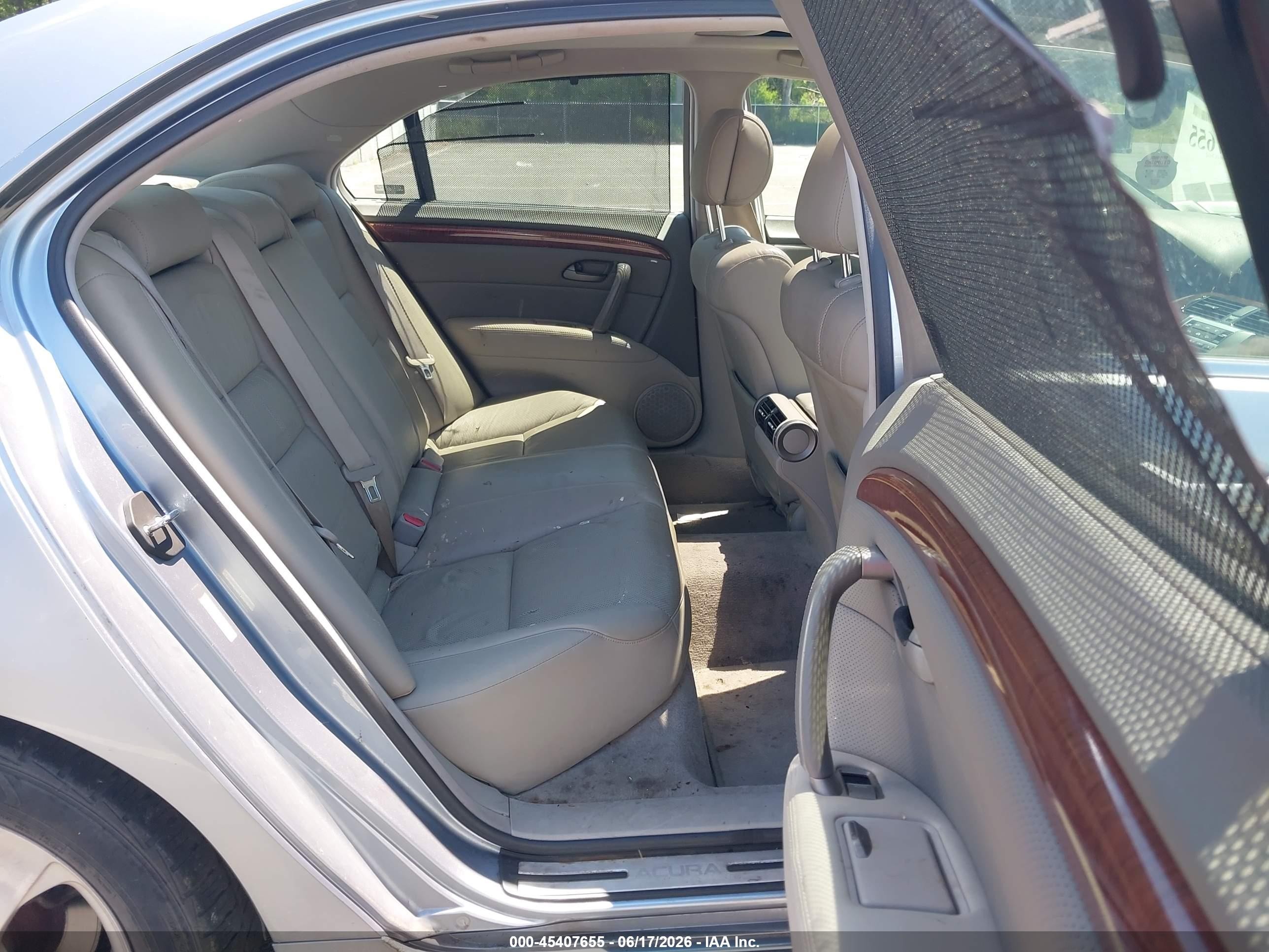 2005 Acura Rl 3.5 Blue vin: JH4KB16545C021045