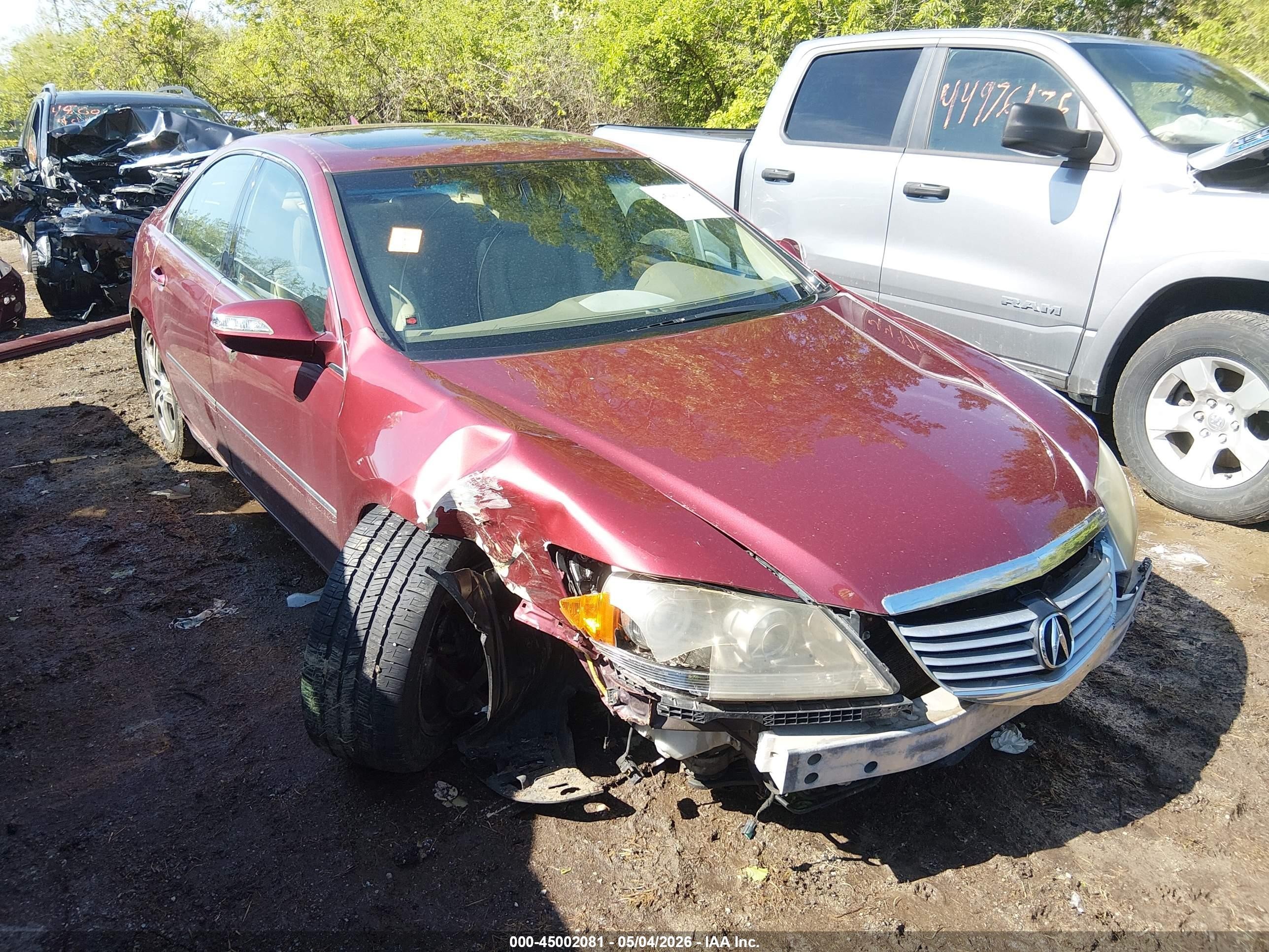 2006 Acura Rl 3.5 Темно-бордовый vin: JH4KB16546C002500
