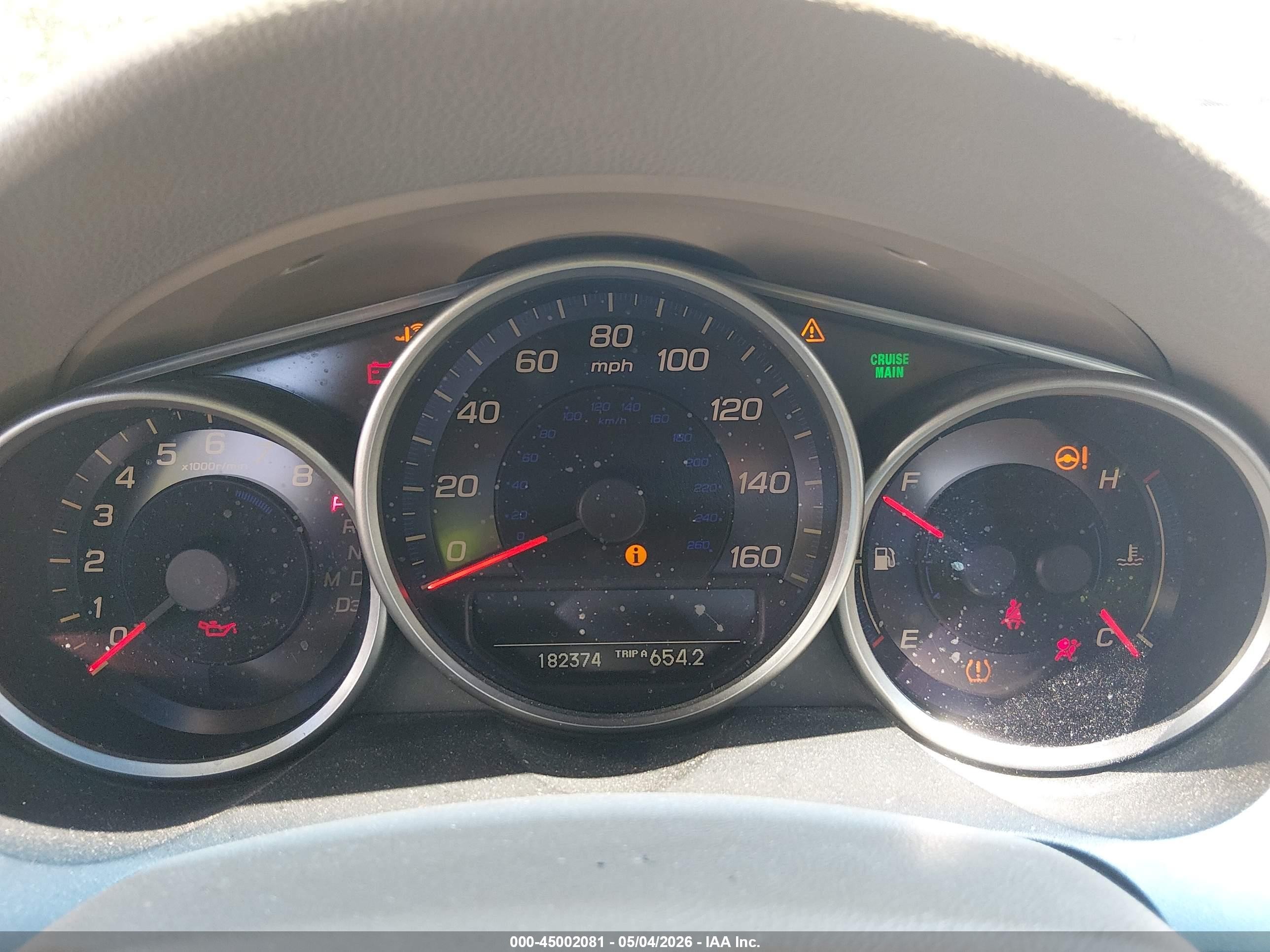 2006 Acura Rl 3.5 Темно-бордовый vin: JH4KB16546C002500