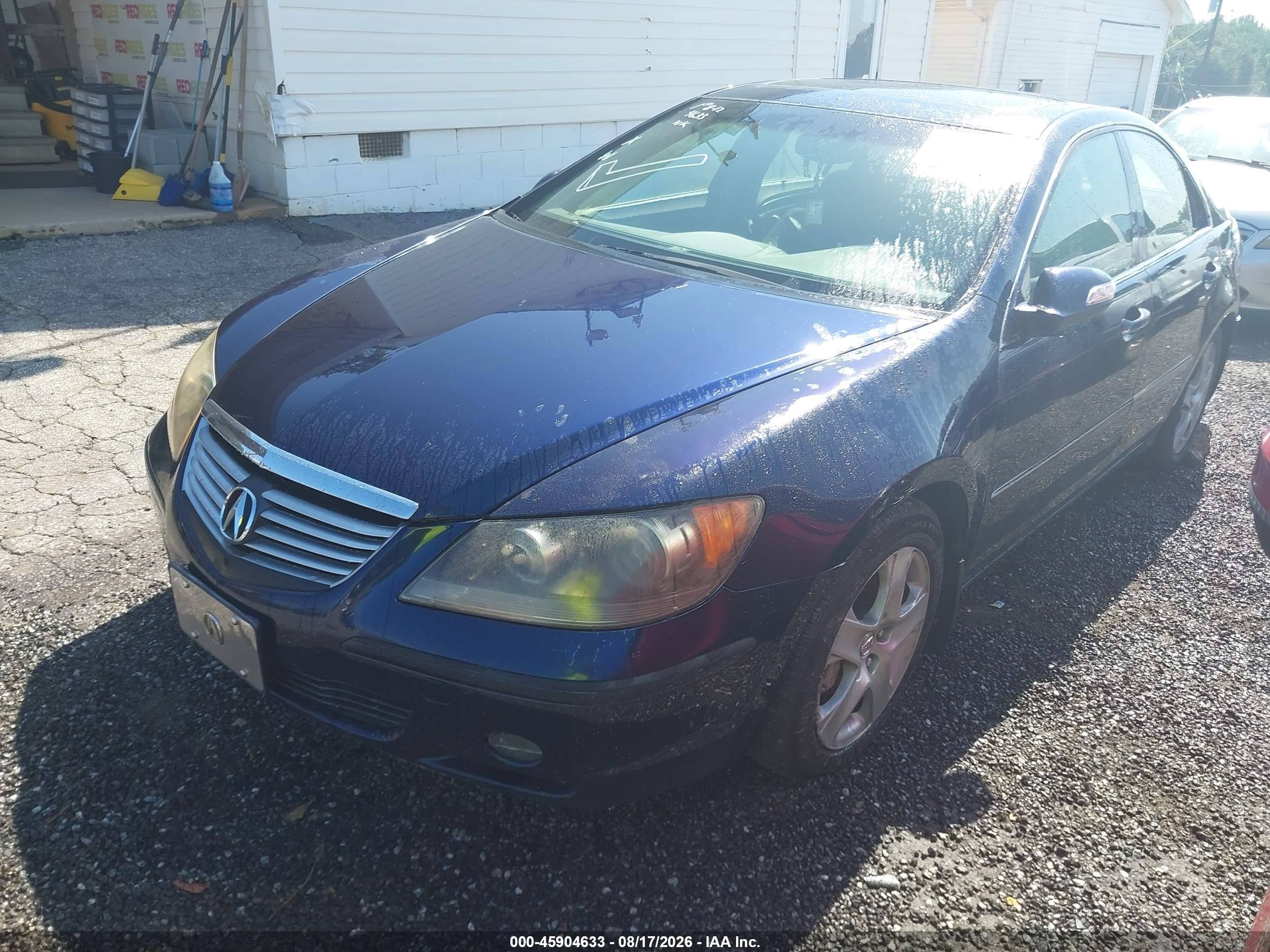 2005 Acura Rl 3.5 Navy vin: JH4KB16555C019398