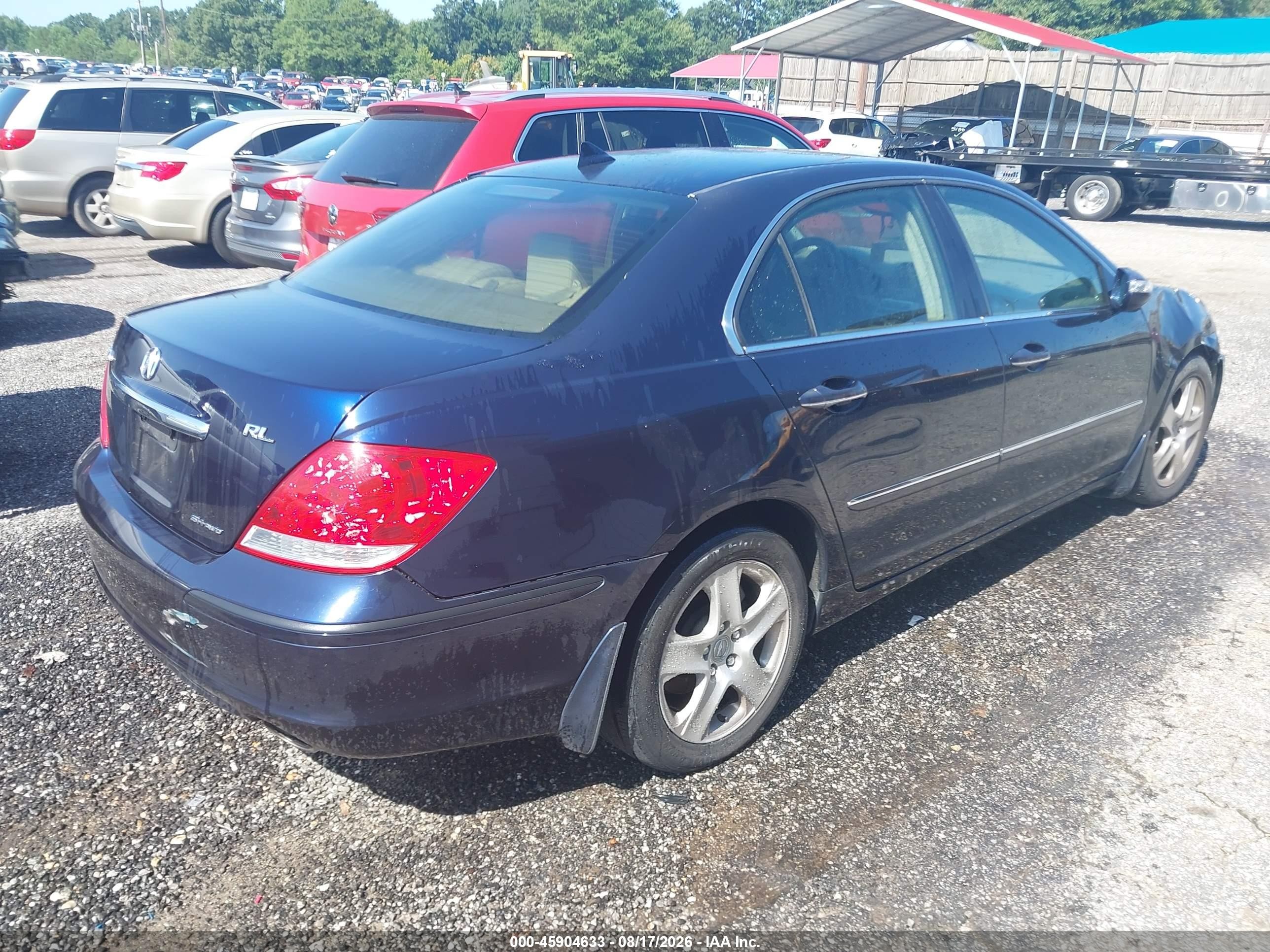 2005 Acura Rl 3.5 Navy vin: JH4KB16555C019398