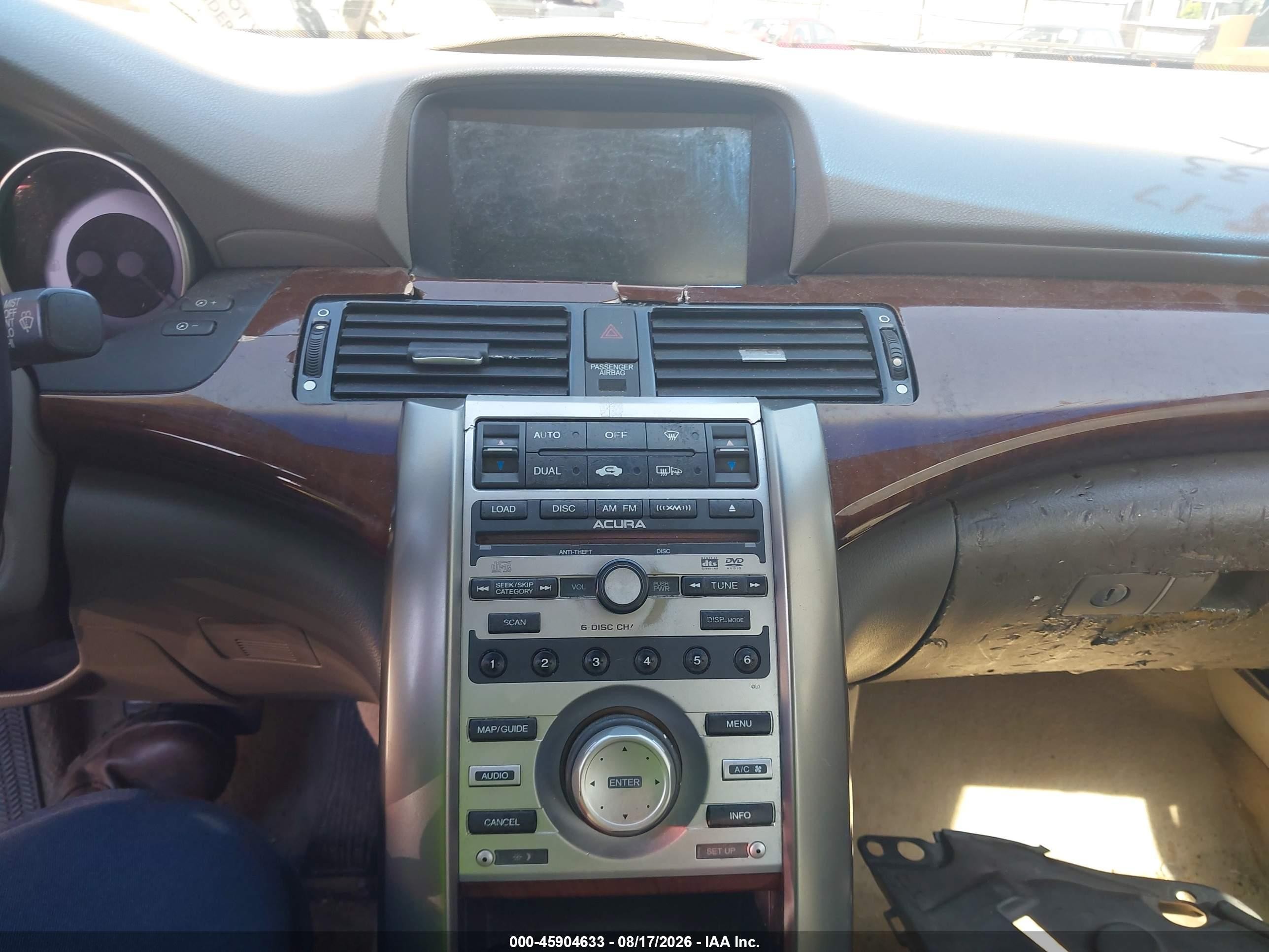 2005 Acura Rl 3.5 Navy vin: JH4KB16555C019398