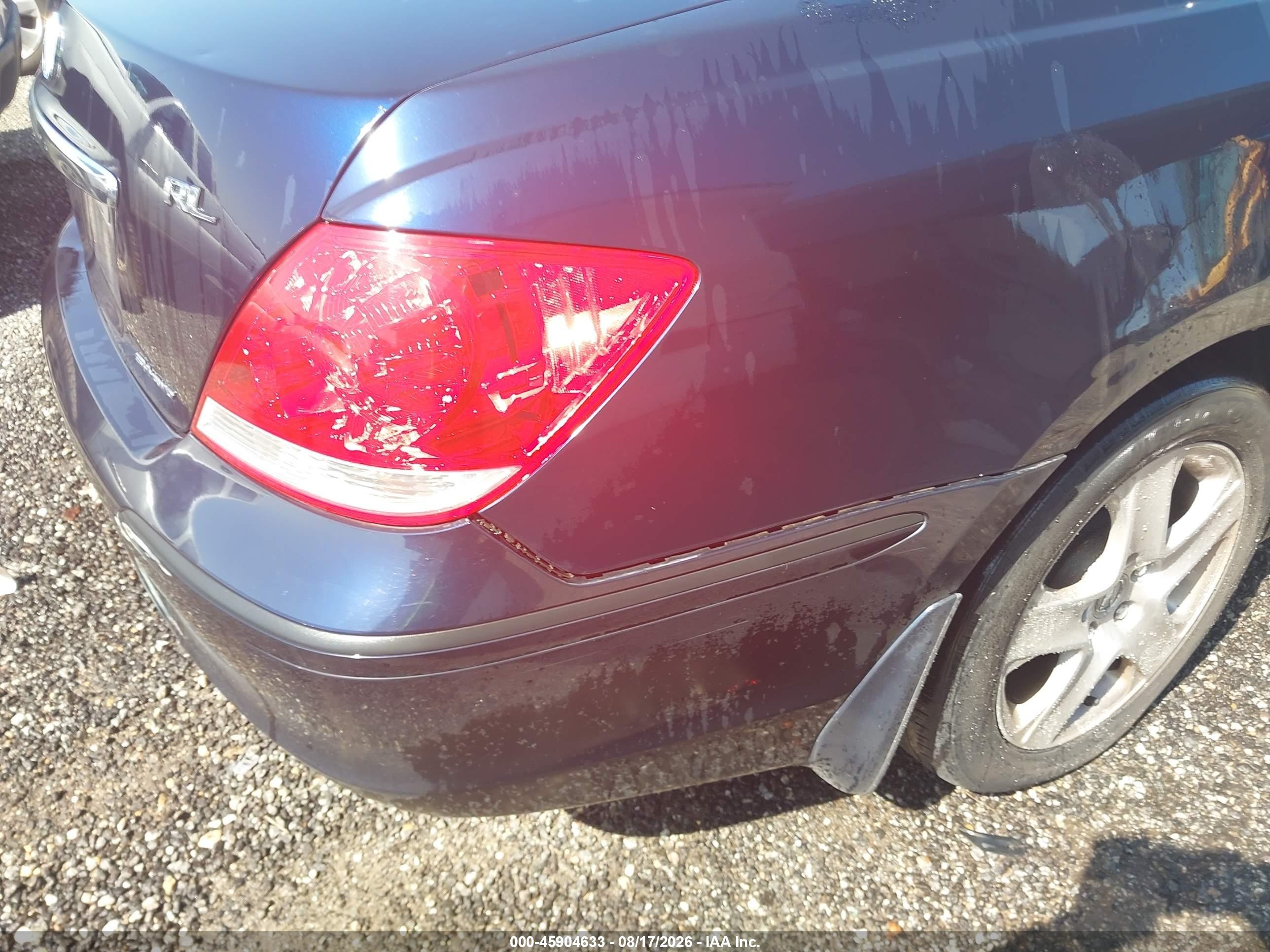2005 Acura Rl 3.5 Navy vin: JH4KB16555C019398