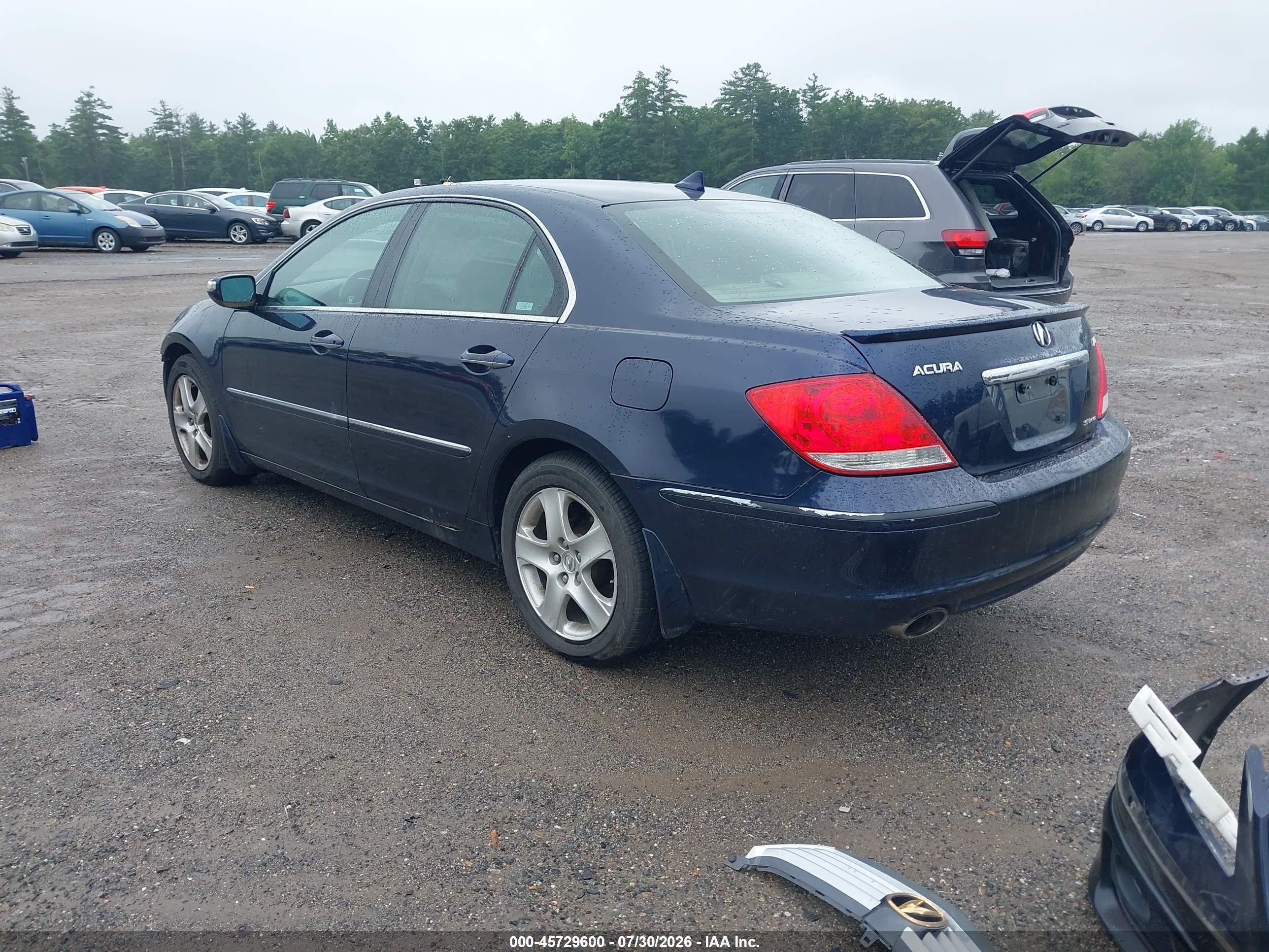 2006 Acura Rl 3.5 Blue vin: JH4KB16556C001484
