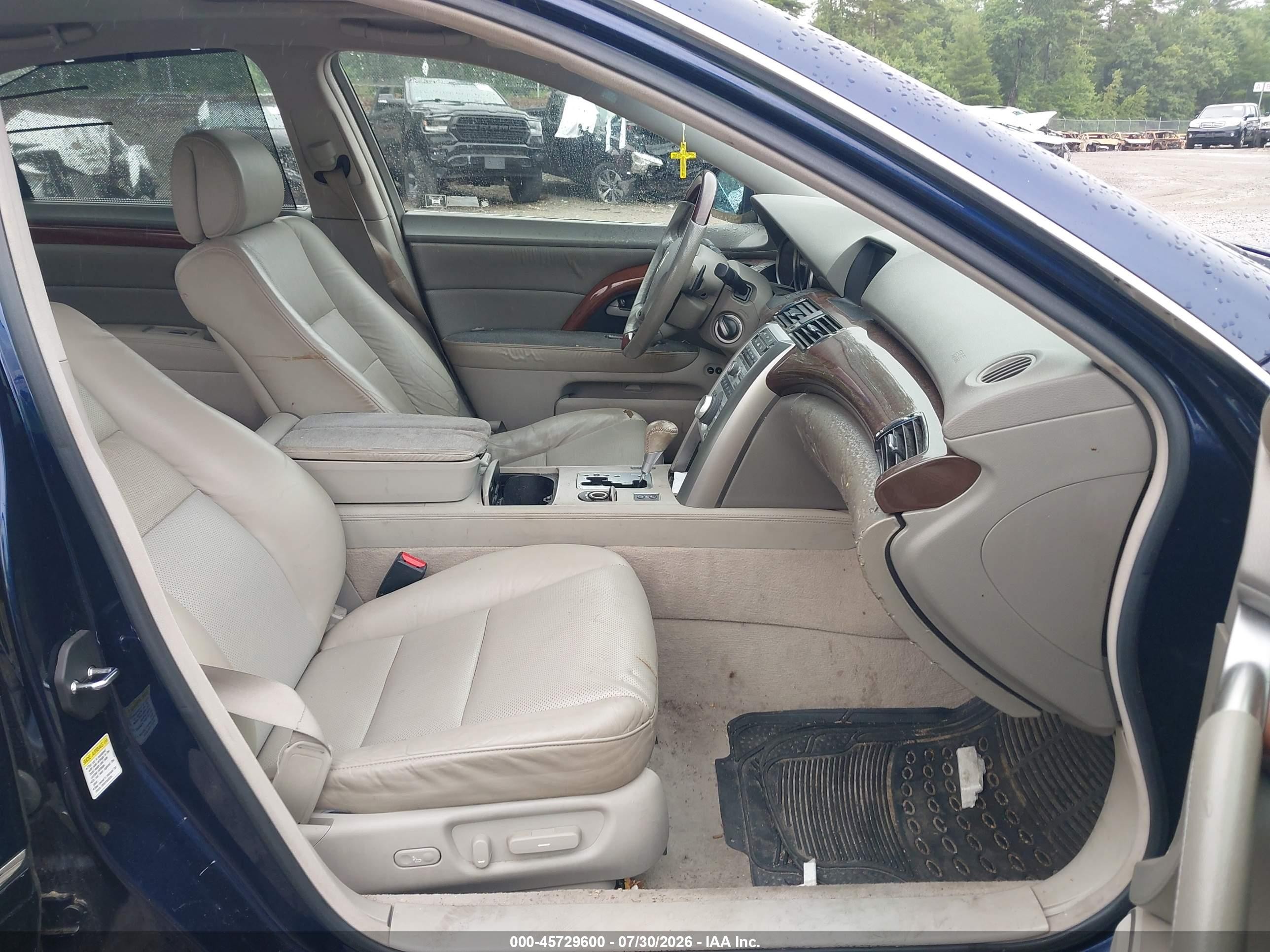 2006 Acura Rl 3.5 Blue vin: JH4KB16556C001484