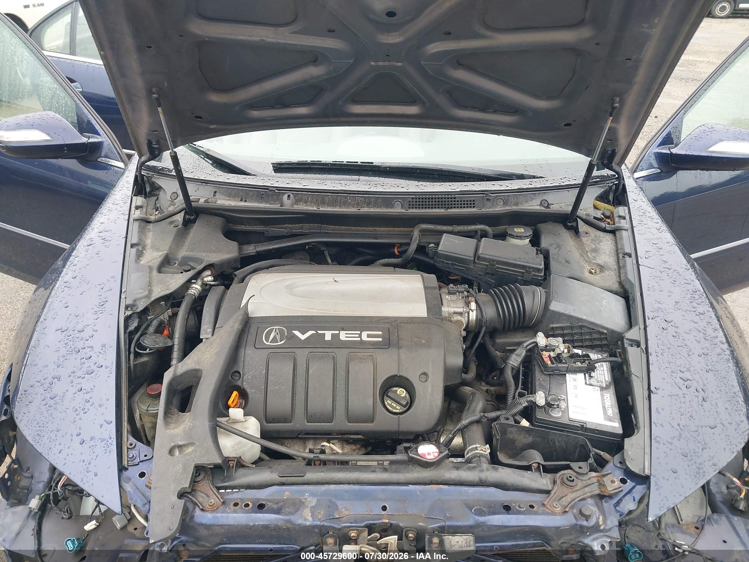 2006 Acura Rl 3.5 Blue vin: JH4KB16556C001484