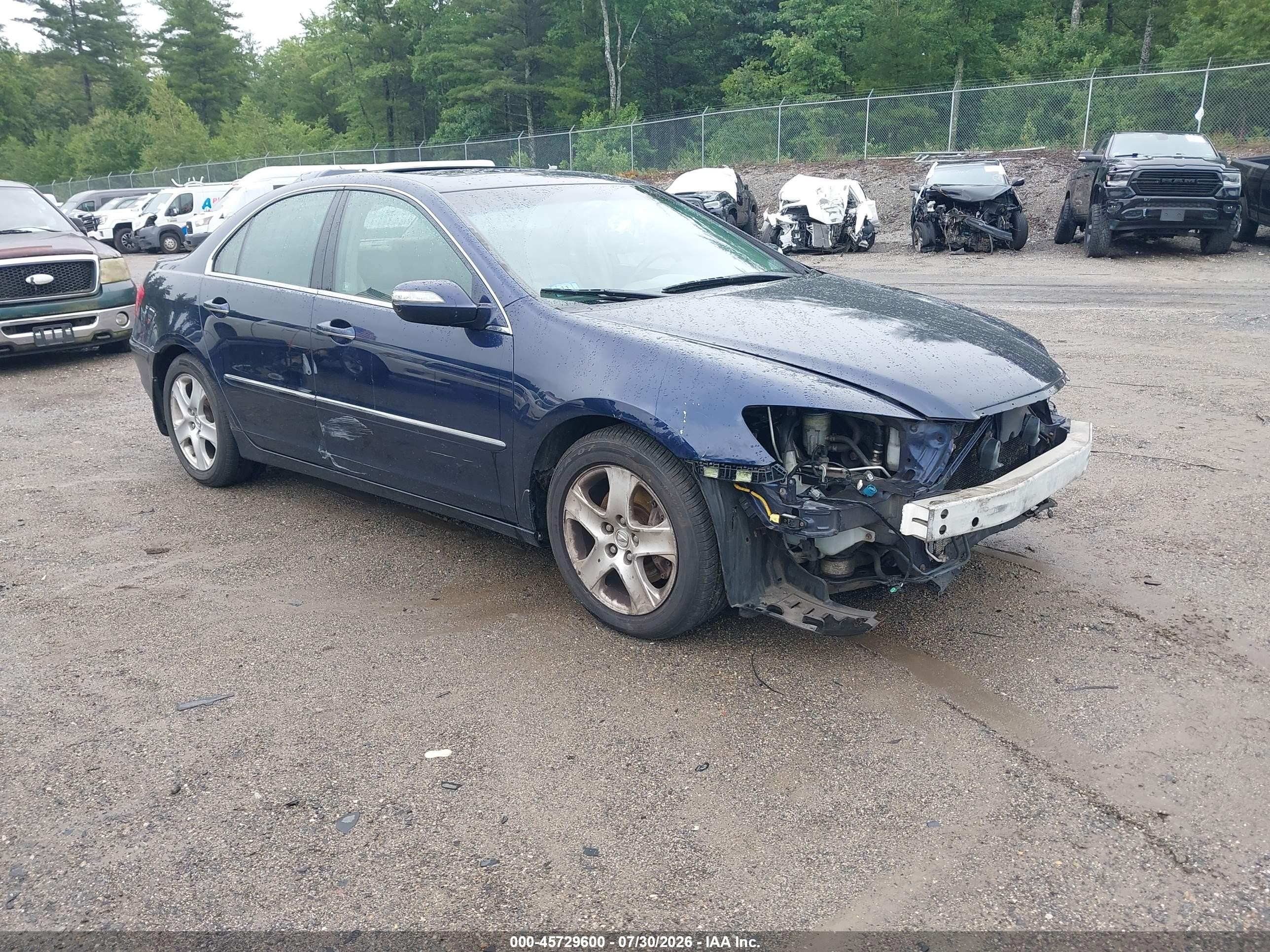 2006 Acura Rl 3.5 Blue vin: JH4KB16556C001484
