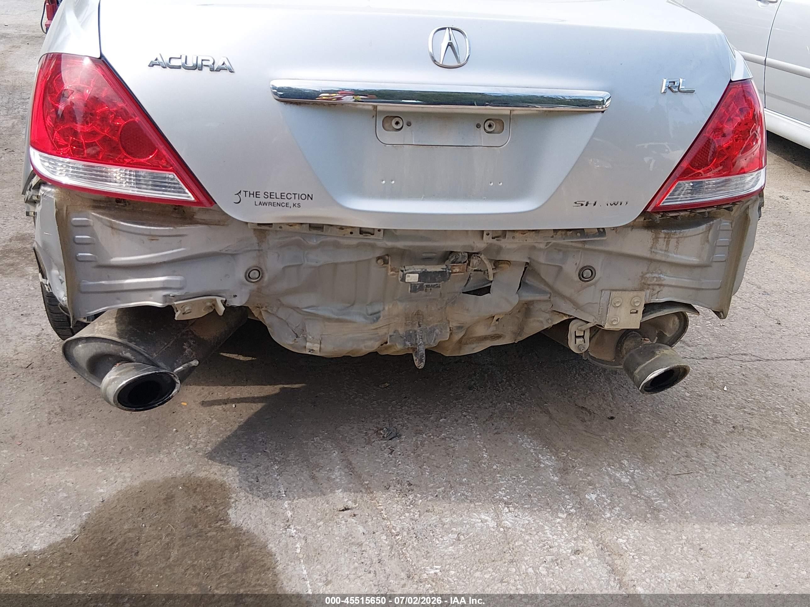 2006 Acura Rl 3.5 Серебряный vin: JH4KB16556C005163