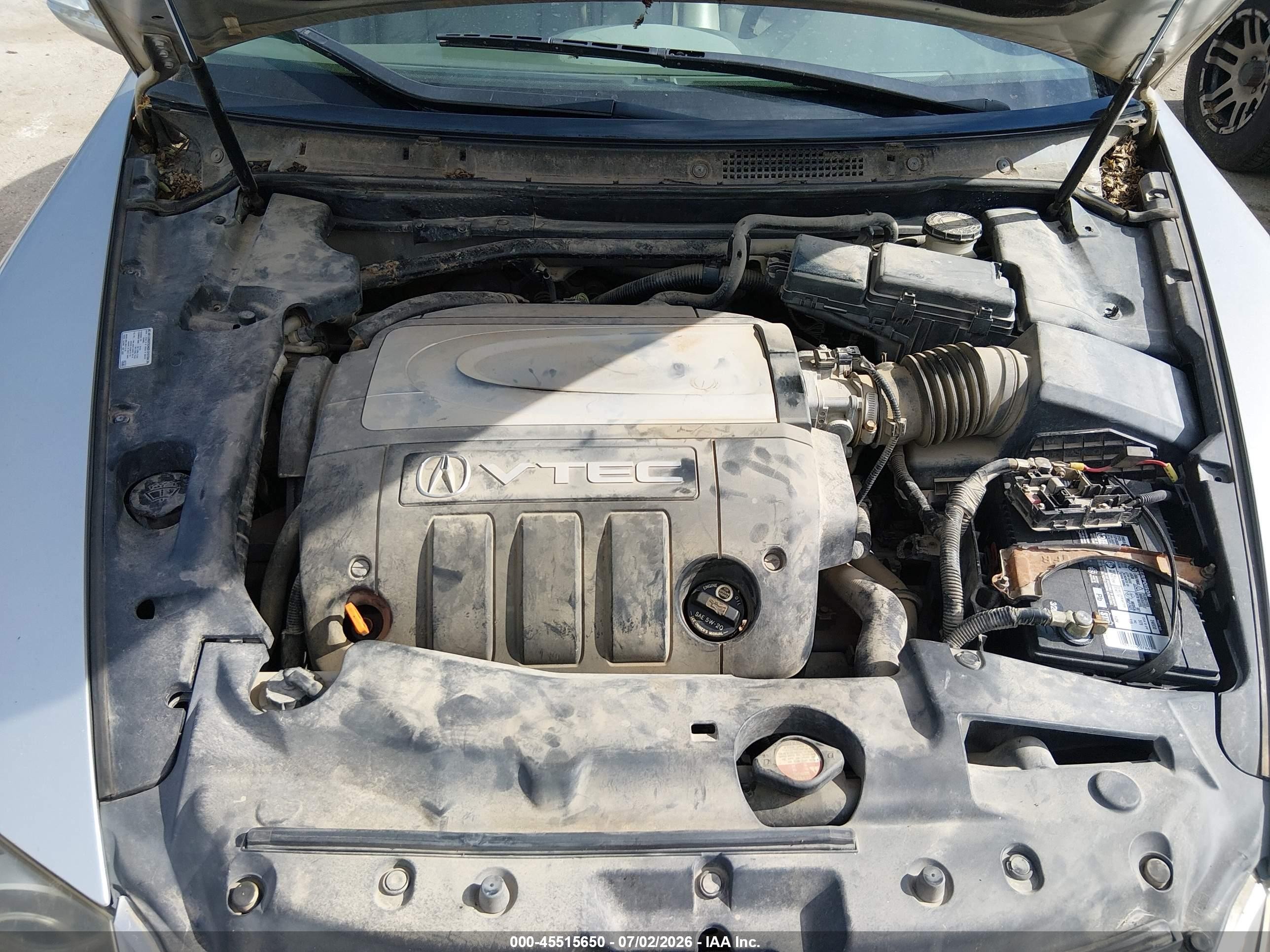 2006 Acura Rl 3.5 Серебряный vin: JH4KB16556C005163