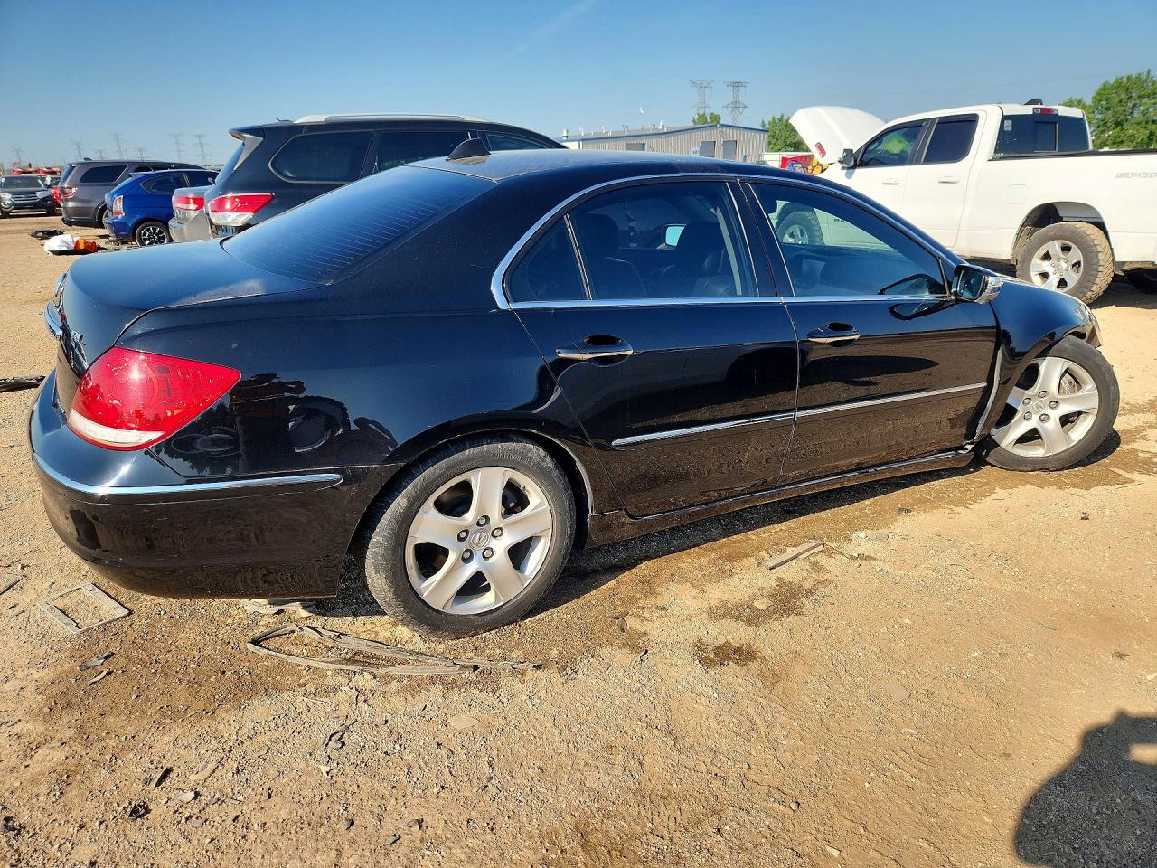 2006 Acura Rl Black vin: JH4KB16556C008726