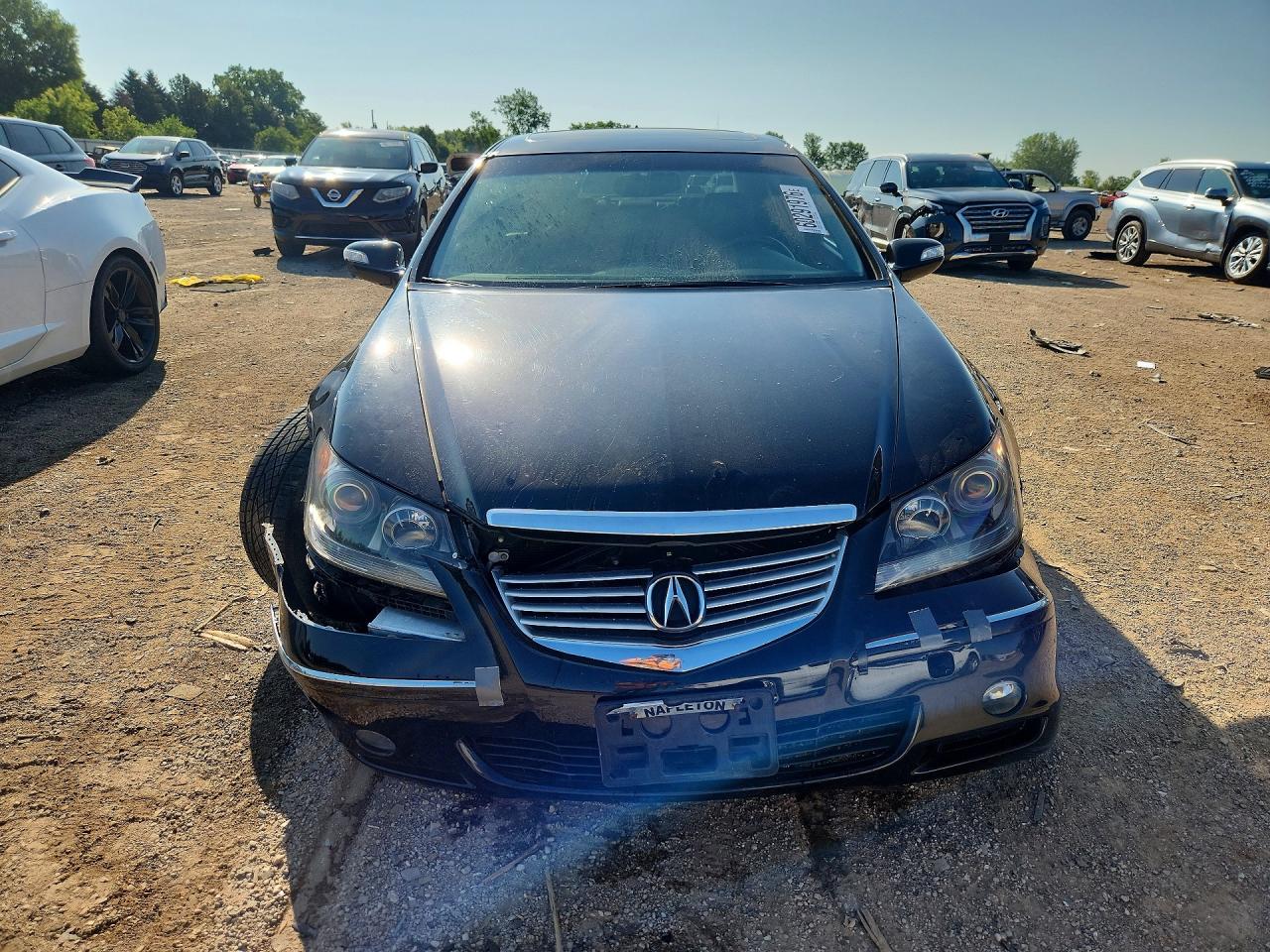2006 Acura Rl Black vin: JH4KB16556C008726