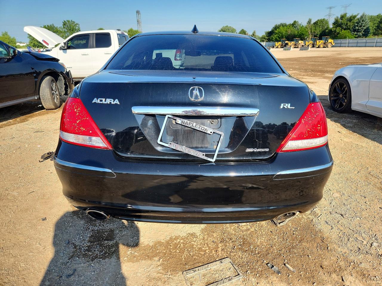 2006 Acura Rl Black vin: JH4KB16556C008726