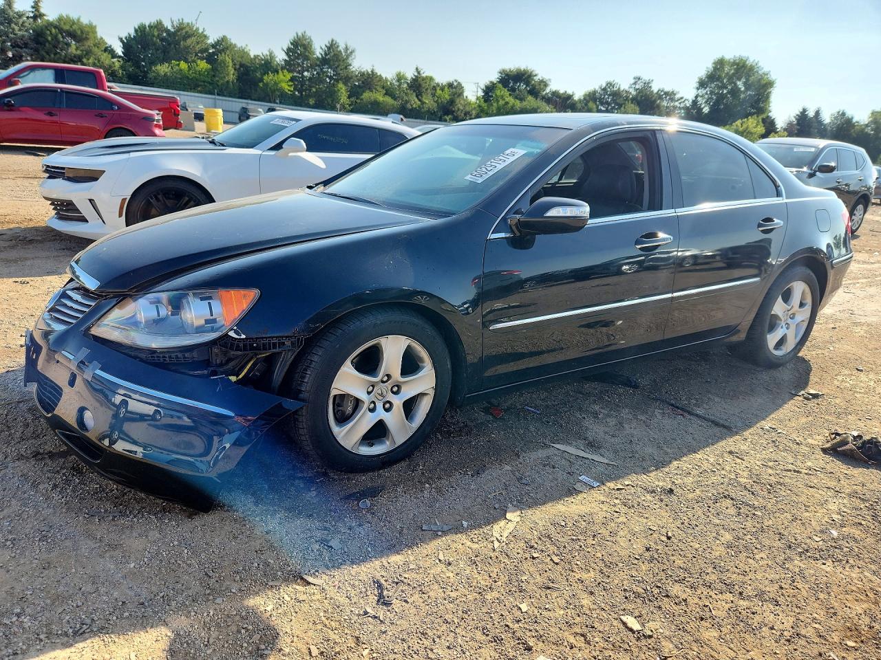 2006 Acura Rl Черный vin: JH4KB16556C008726