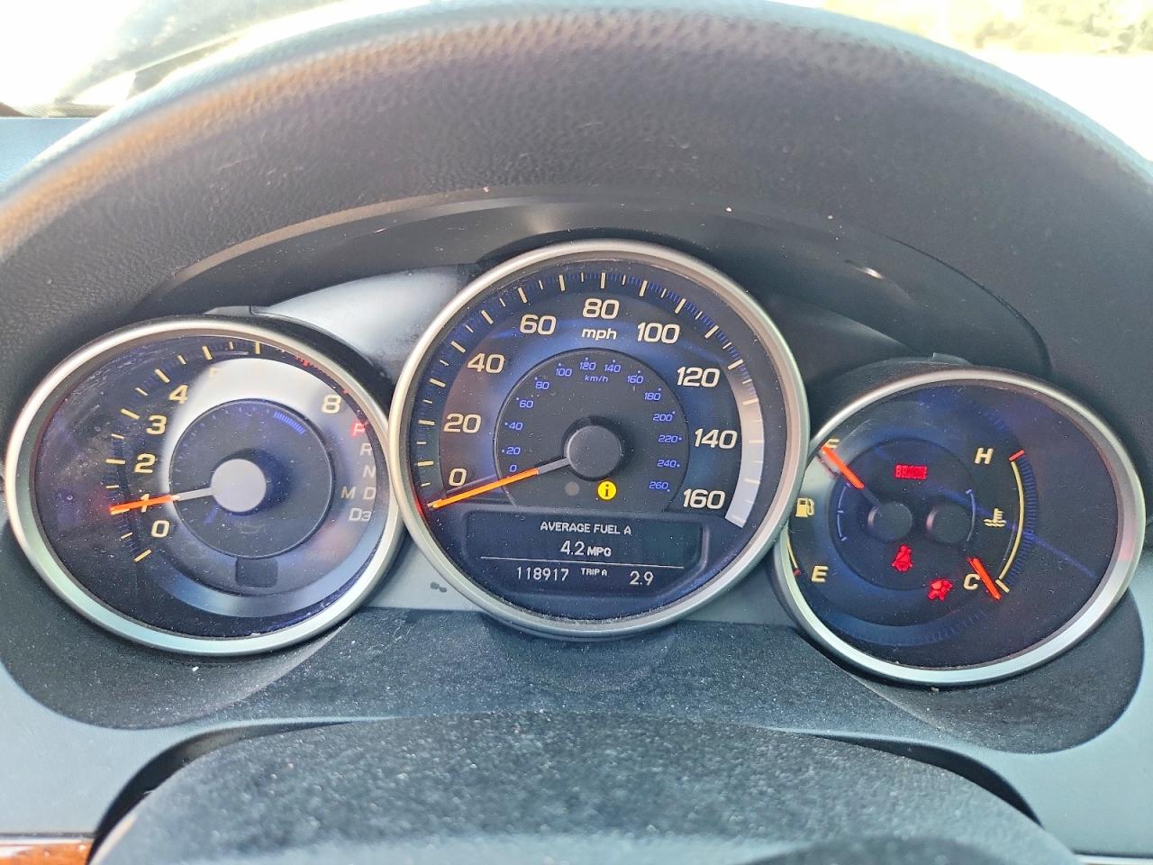 2006 Acura Rl Black vin: JH4KB16556C008726