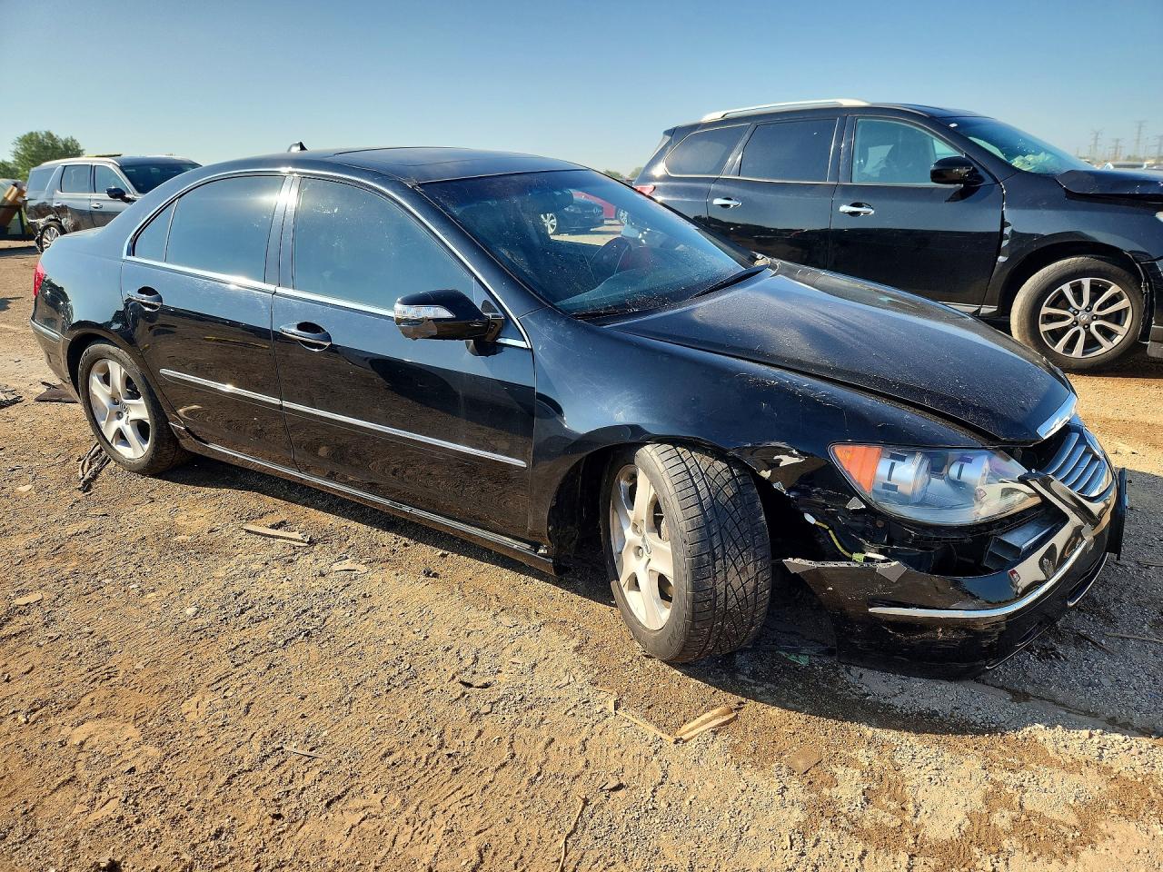 2006 Acura Rl Black vin: JH4KB16556C008726