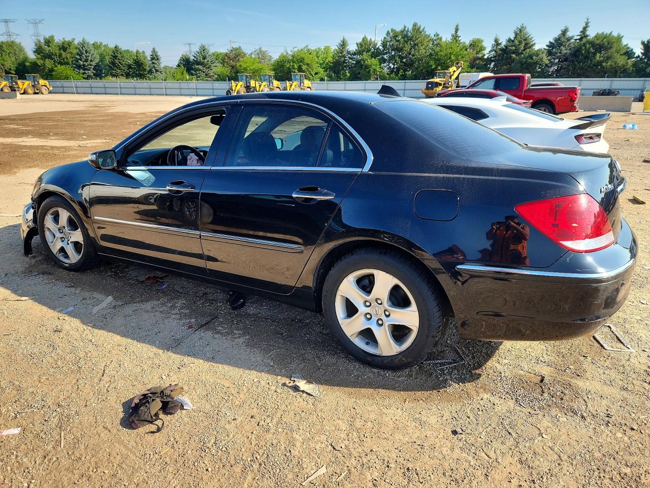 2006 Acura Rl Black vin: JH4KB16556C008726
