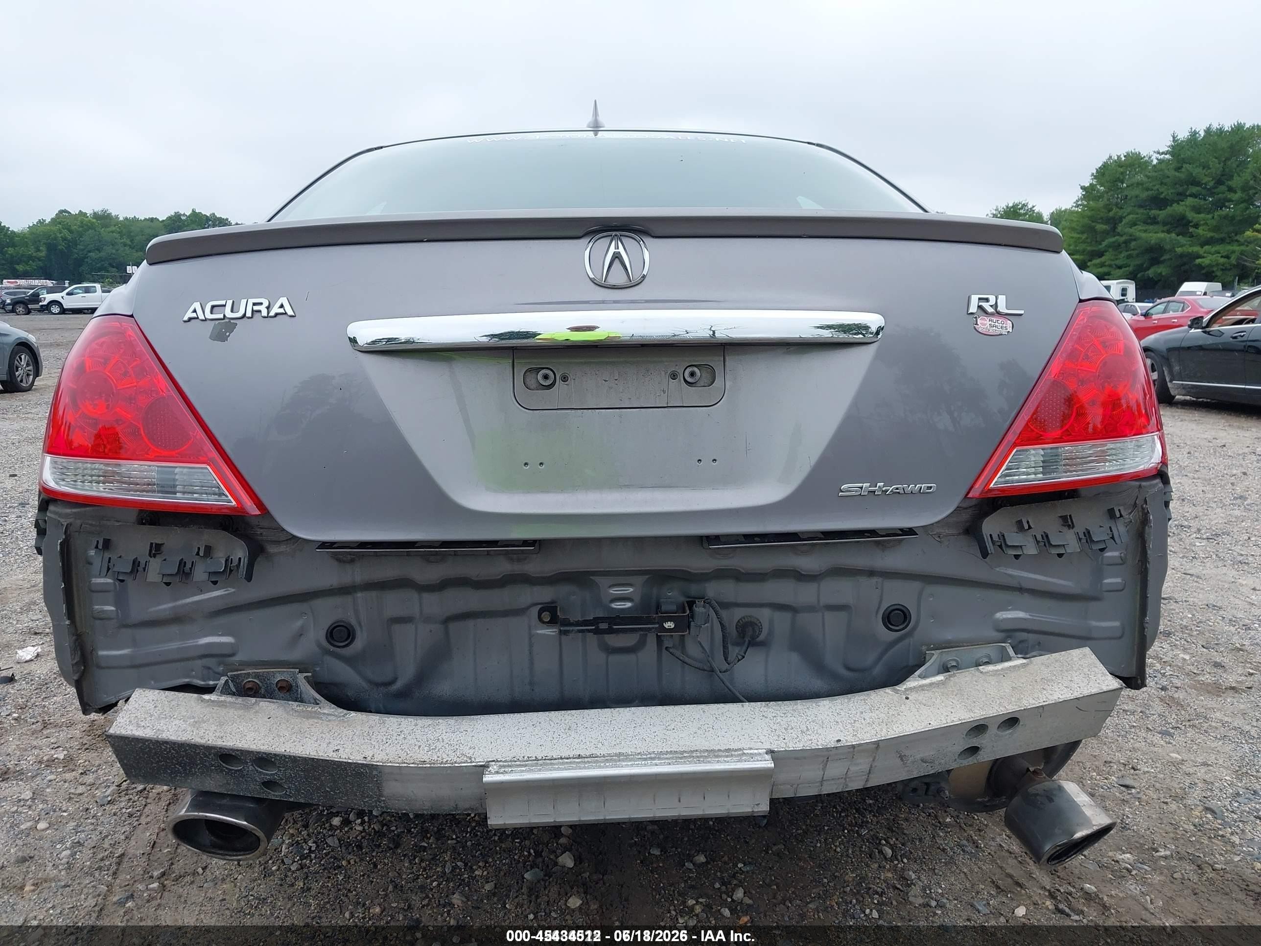 2005 Acura Rl 3.5 Gray vin: JH4KB16565C009981