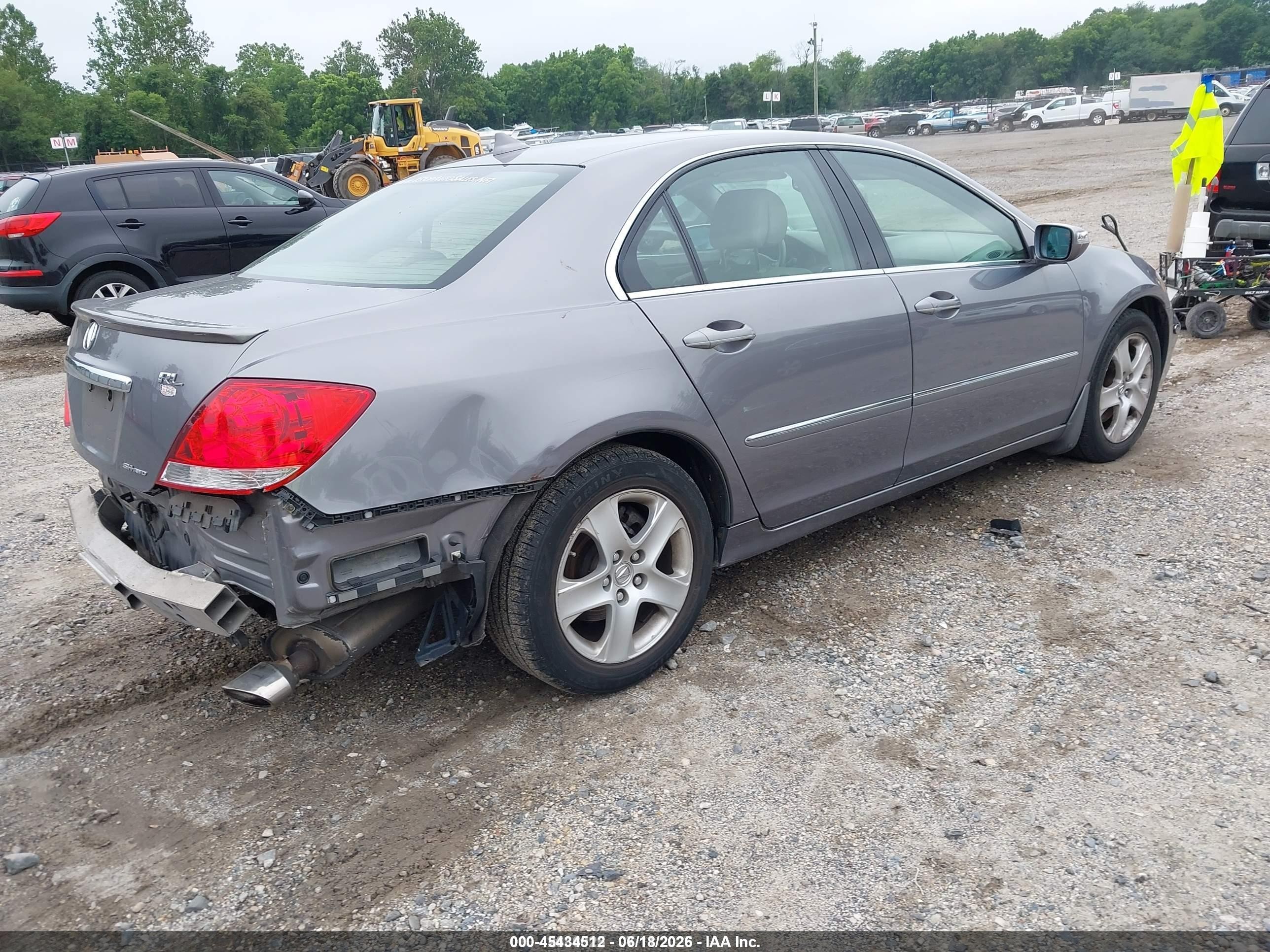 2005 Acura Rl 3.5 Gray vin: JH4KB16565C009981
