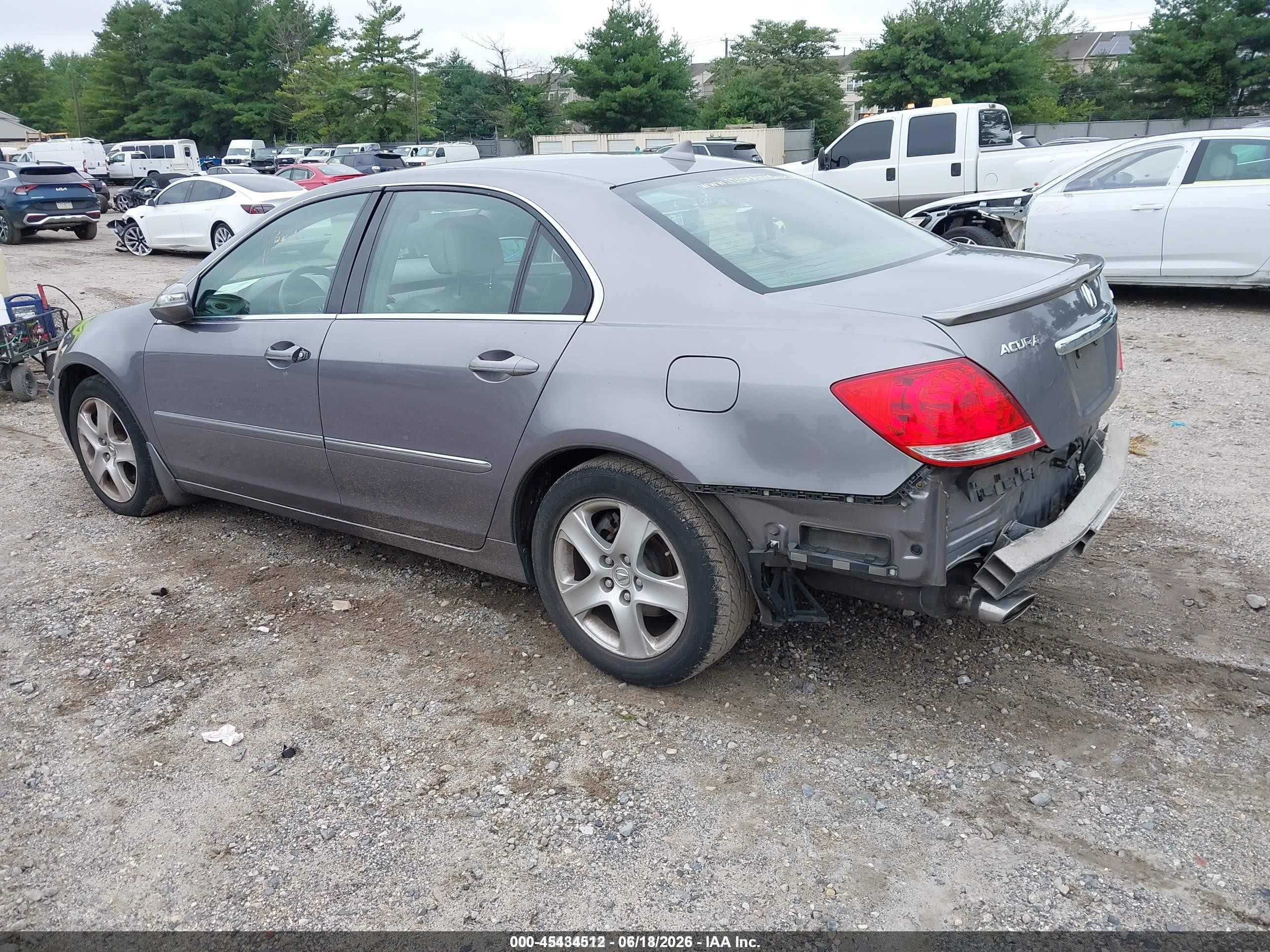 2005 Acura Rl 3.5 Gray vin: JH4KB16565C009981