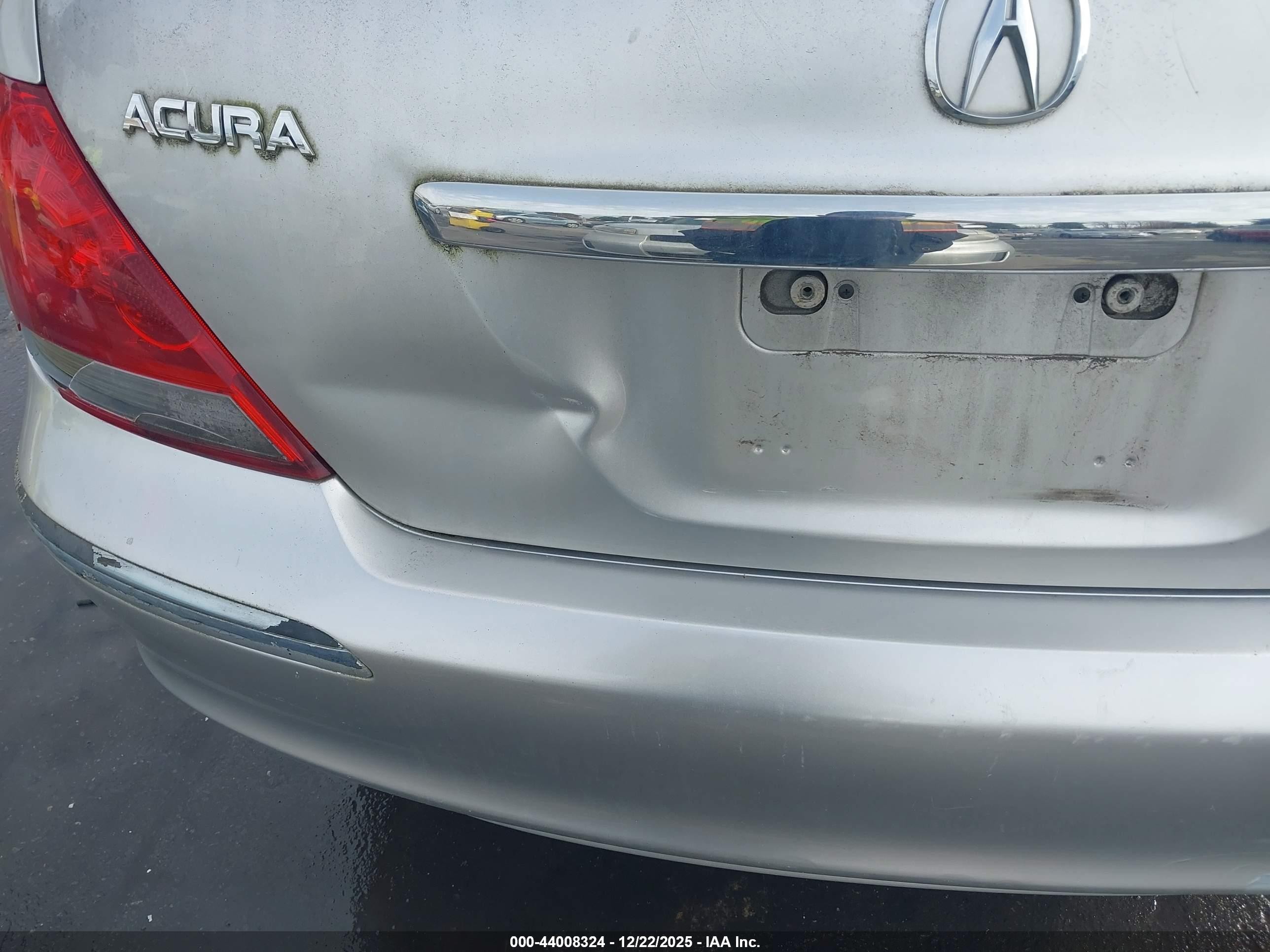 2006 Acura Rl 3.5 Silver vin: JH4KB16566C004992