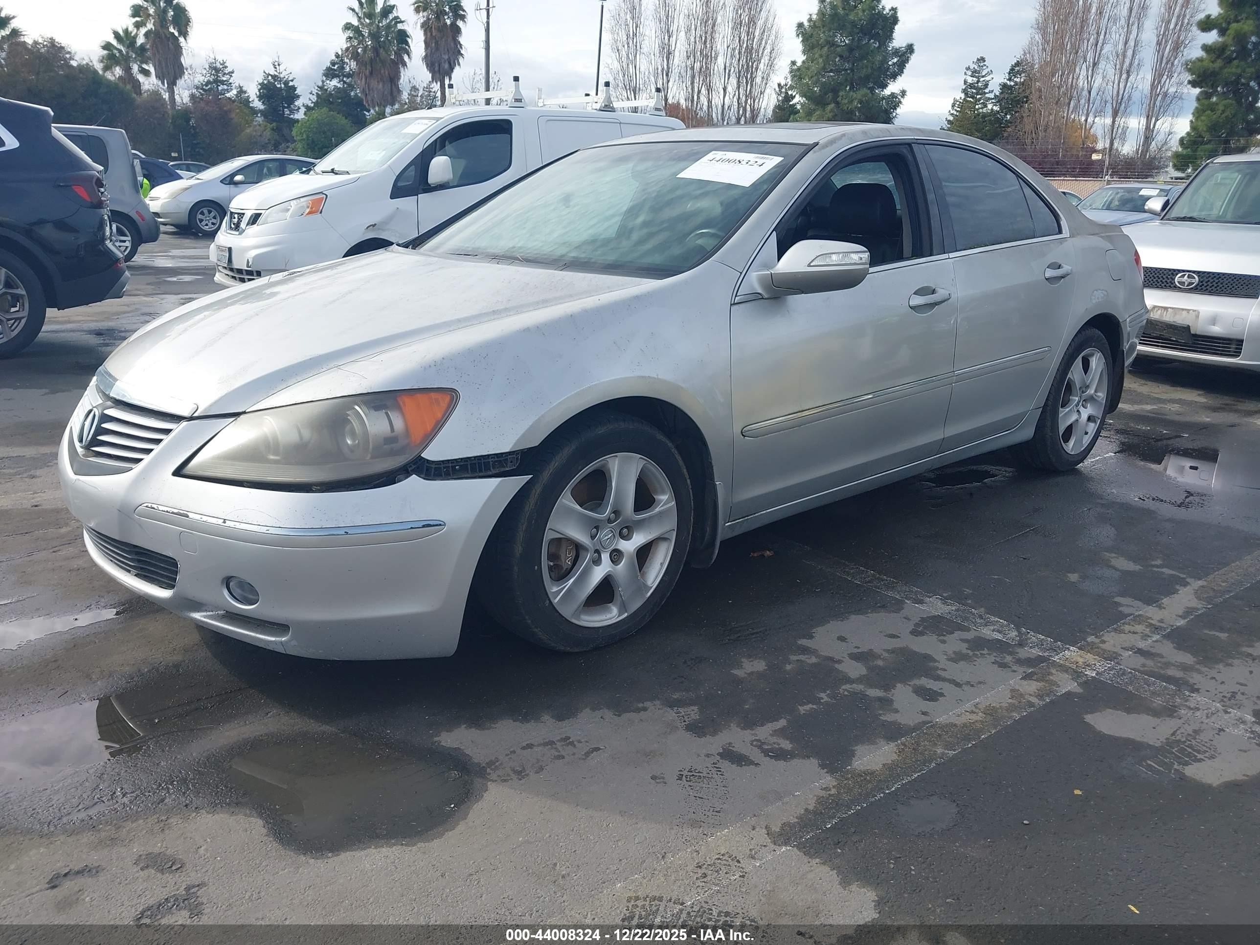 2006 Acura Rl 3.5 Silver vin: JH4KB16566C004992