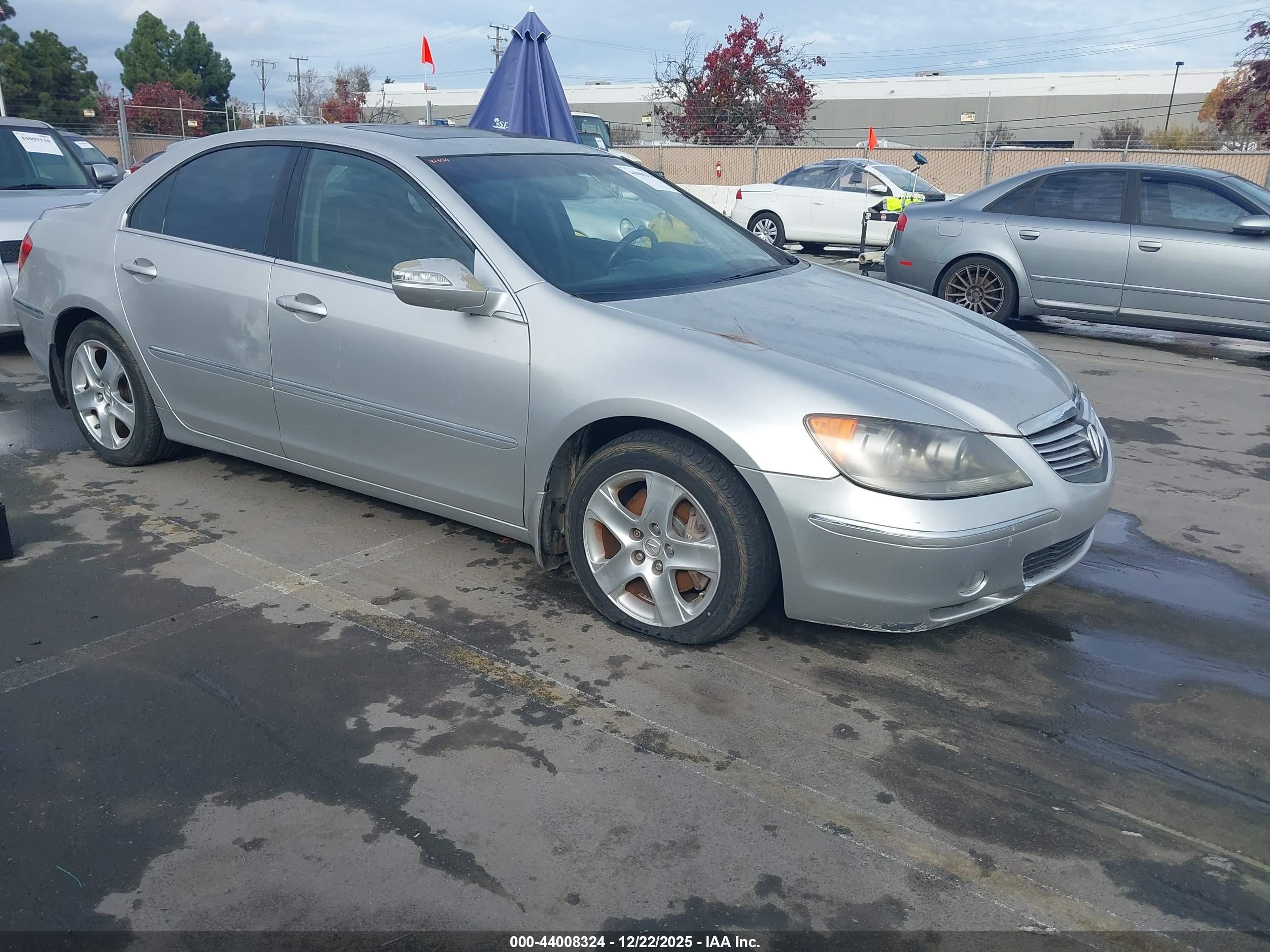 2006 Acura Rl 3.5 Silver vin: JH4KB16566C004992