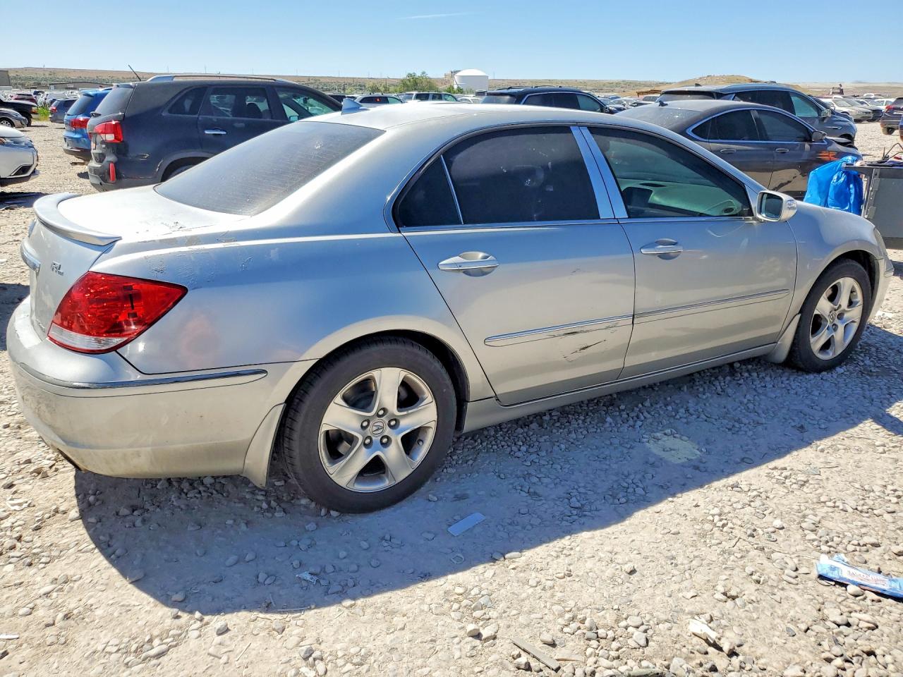 2006 Acura Rl Серебряный vin: JH4KB16566C007908