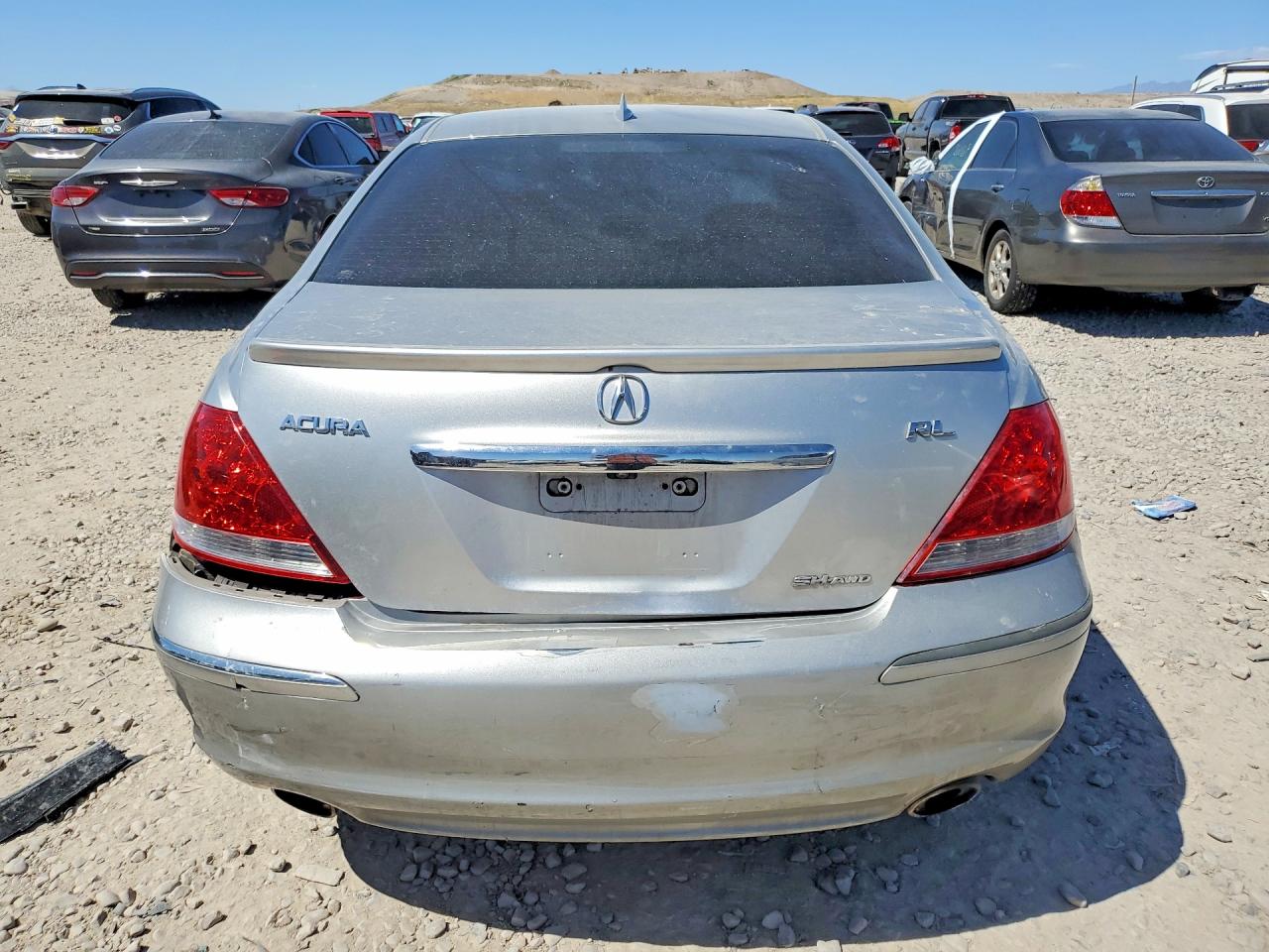 2006 Acura Rl Серебряный vin: JH4KB16566C007908