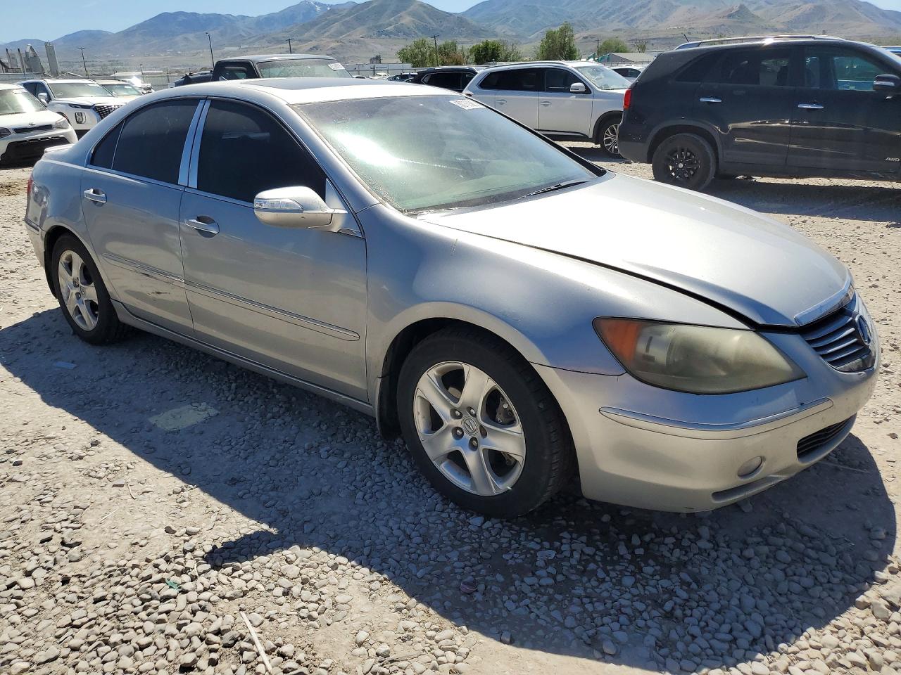 2006 Acura Rl Серебряный vin: JH4KB16566C007908